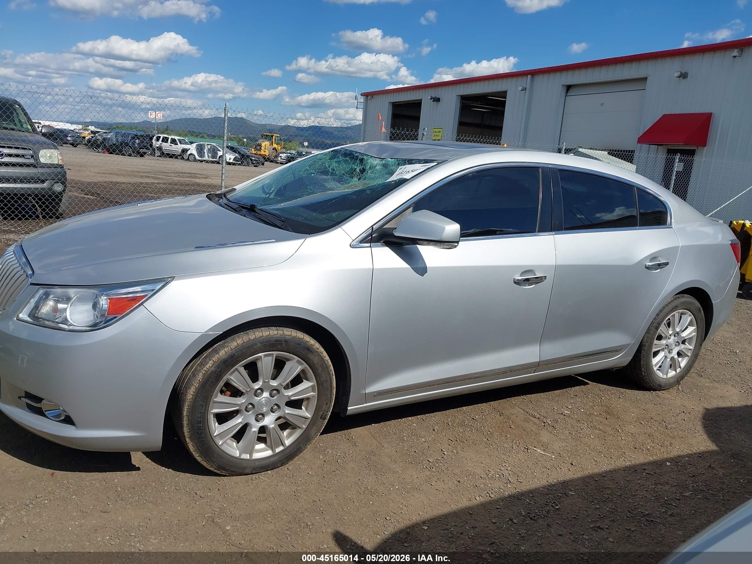 2012 Buick Lacrosse Premium 1 Group Silver vin: 1G4GD5ERXCF300584