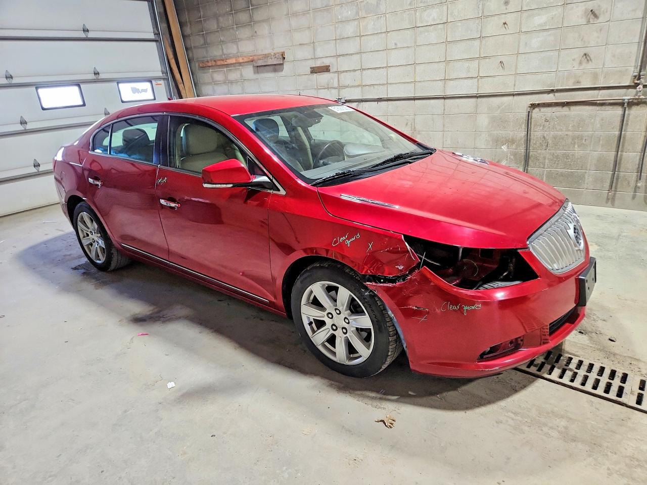 2012 Buick Lacrosse Premium Red vin: 1G4GD5G30CF362150