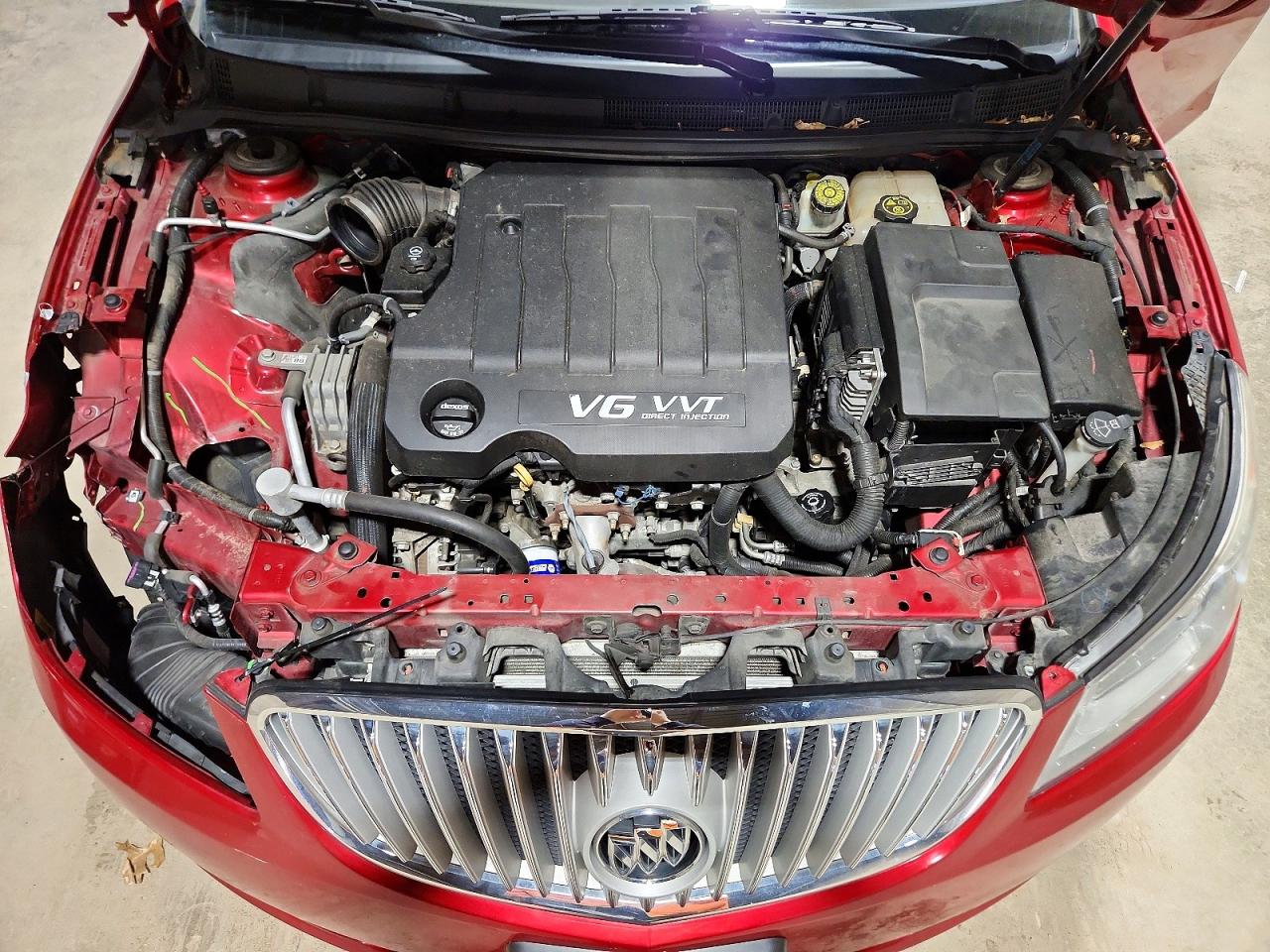 2012 Buick Lacrosse Premium Red vin: 1G4GD5G30CF362150