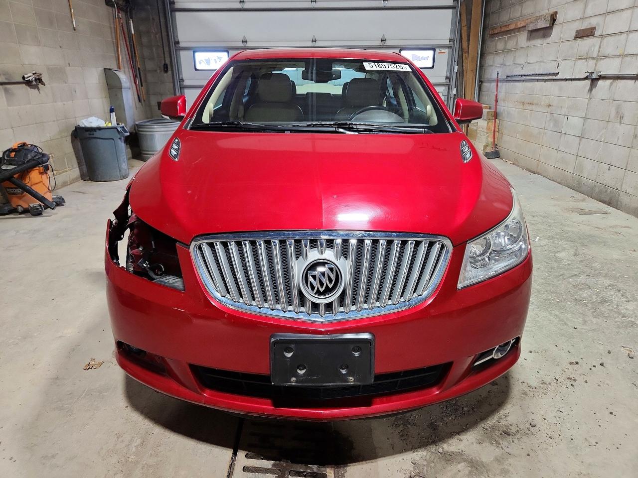 2012 Buick Lacrosse Premium Red vin: 1G4GD5G30CF362150