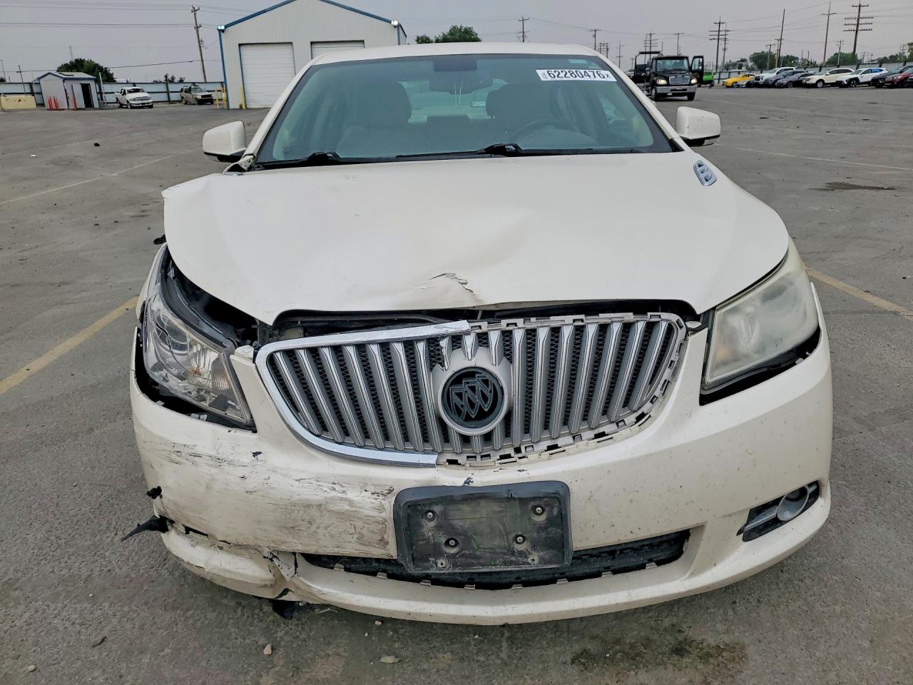 2012 Buick Lacrosse Premium White vin: 1G4GD5G31CF334695