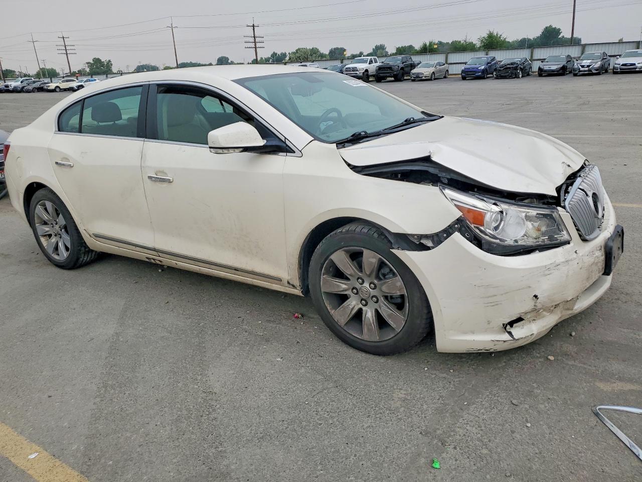 2012 Buick Lacrosse Premium White vin: 1G4GD5G31CF334695