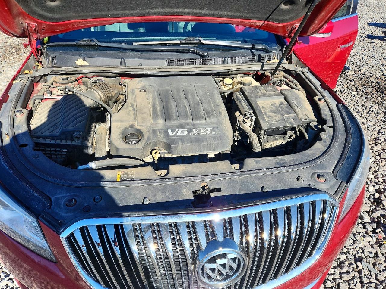 2014 Buick Lacrosse Premium Red vin: 1G4GD5G31EF225866