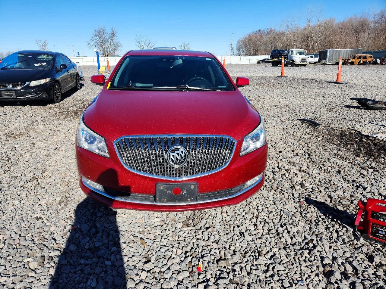 2014 Buick Lacrosse Premium Red vin: 1G4GD5G31EF225866