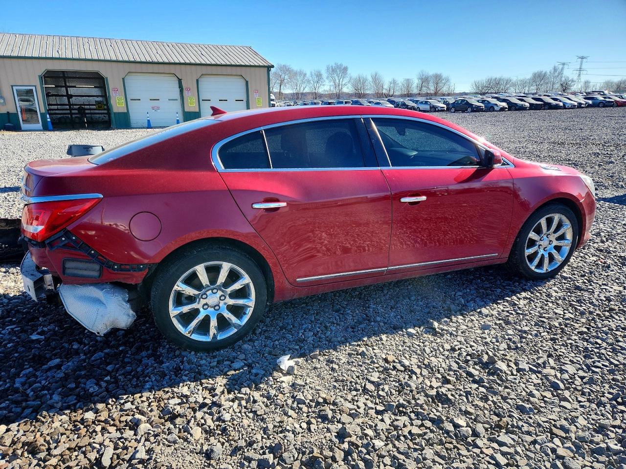 2014 Buick Lacrosse Premium Red vin: 1G4GD5G31EF225866