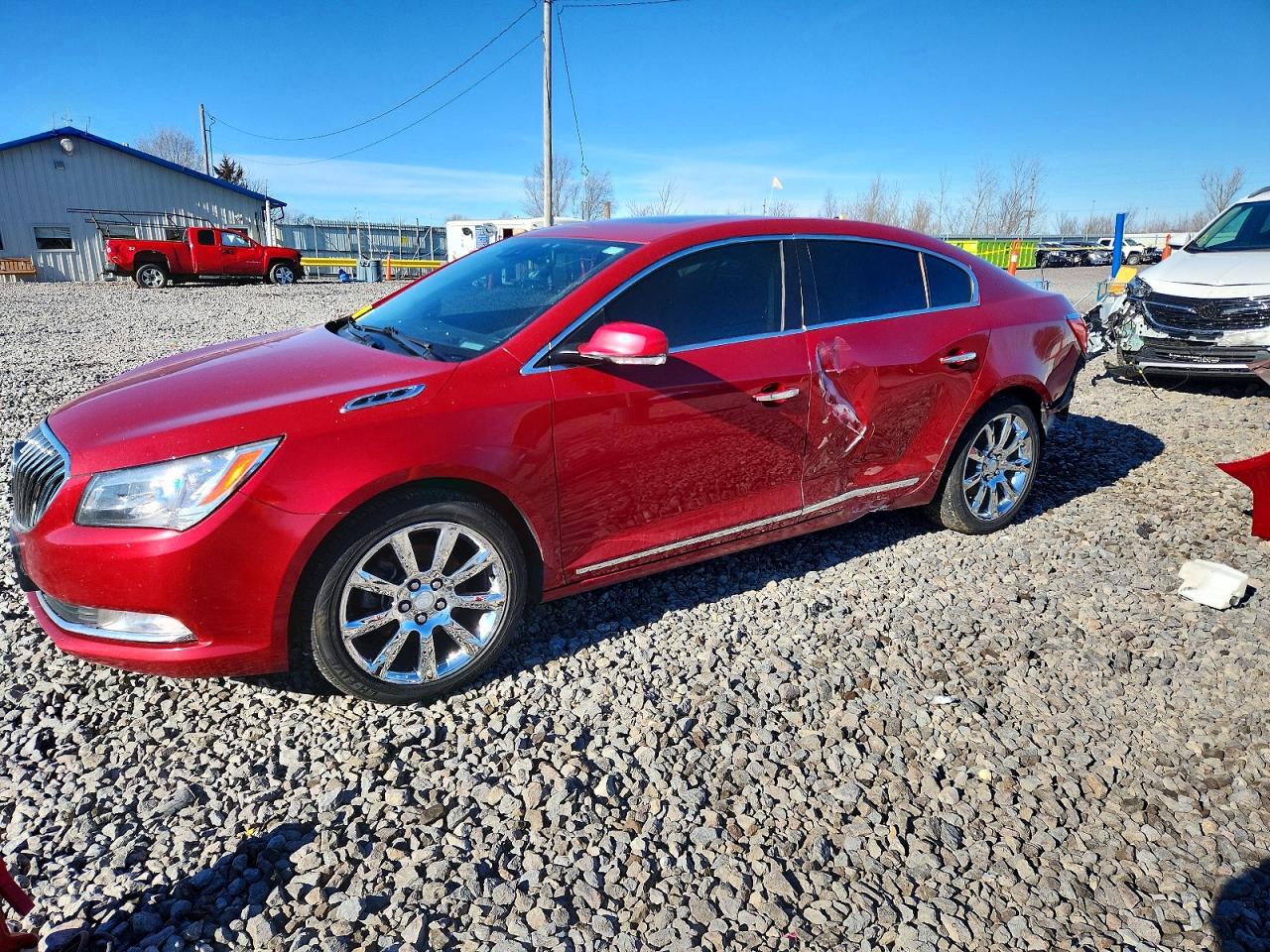 2014 Buick Lacrosse Premium Red vin: 1G4GD5G31EF225866