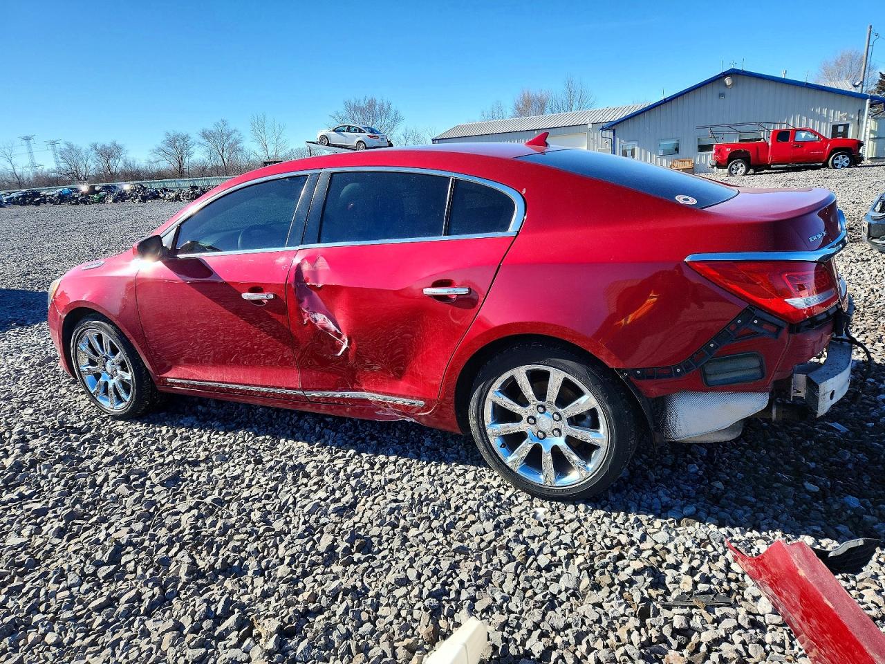 2014 Buick Lacrosse Premium Red vin: 1G4GD5G31EF225866