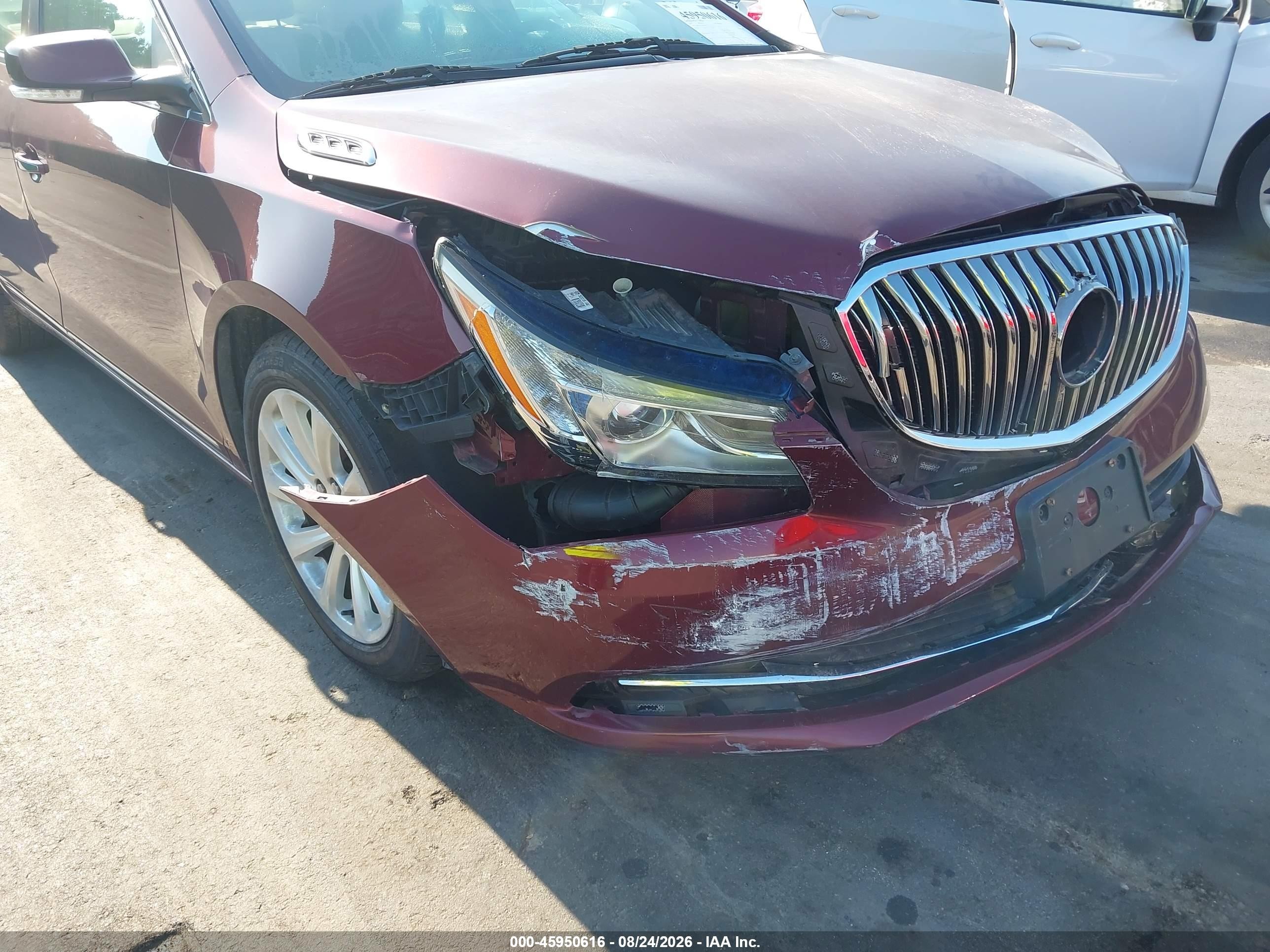 2015 Buick Lacrosse Premium I Red vin: 1G4GD5G31FF299192