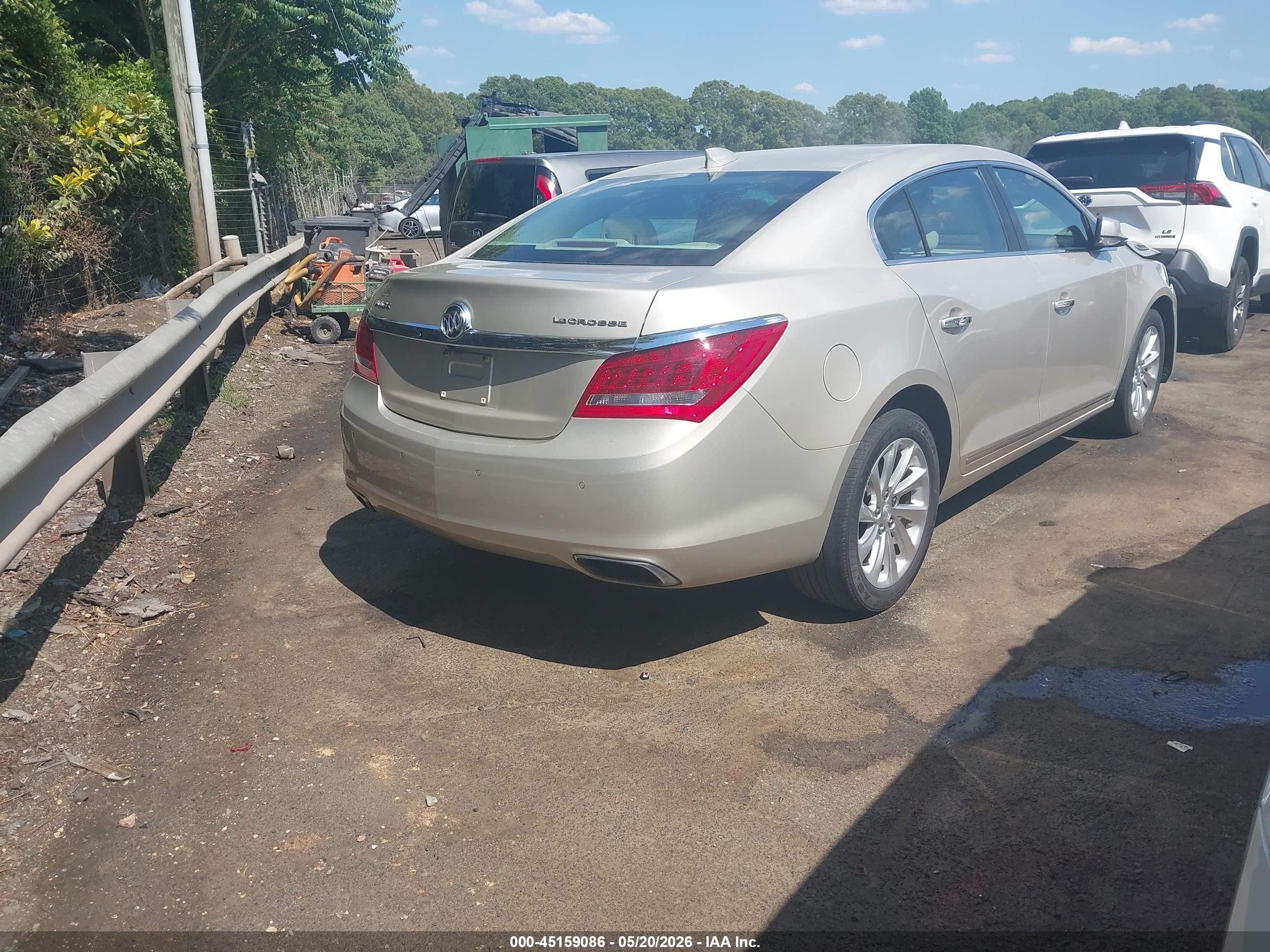 2015 Buick Lacrosse Premium I Beige vin: 1G4GD5G32FF336878