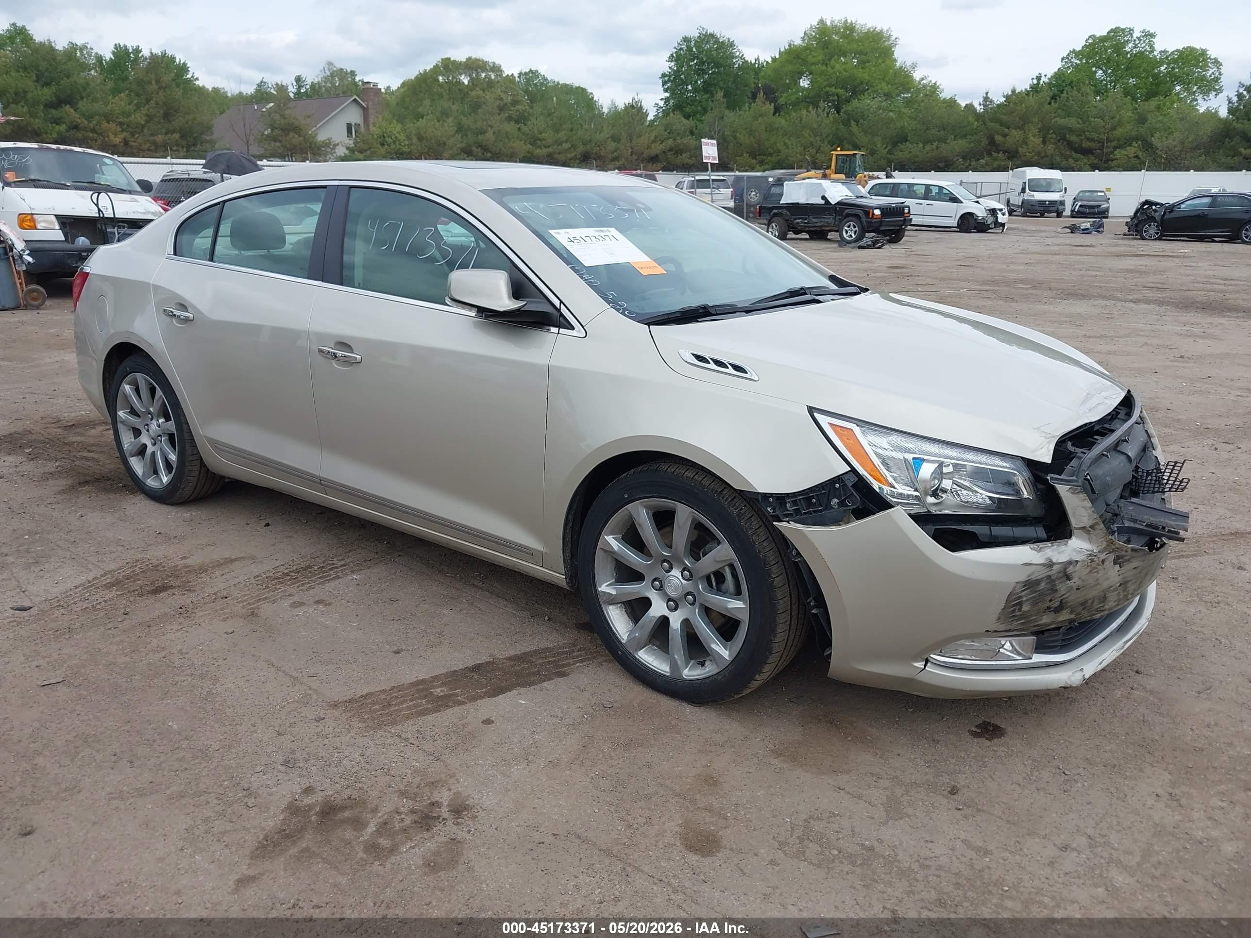 2015 Buick Lacrosse Premium I Champagne vin: 1G4GD5G34FF147648