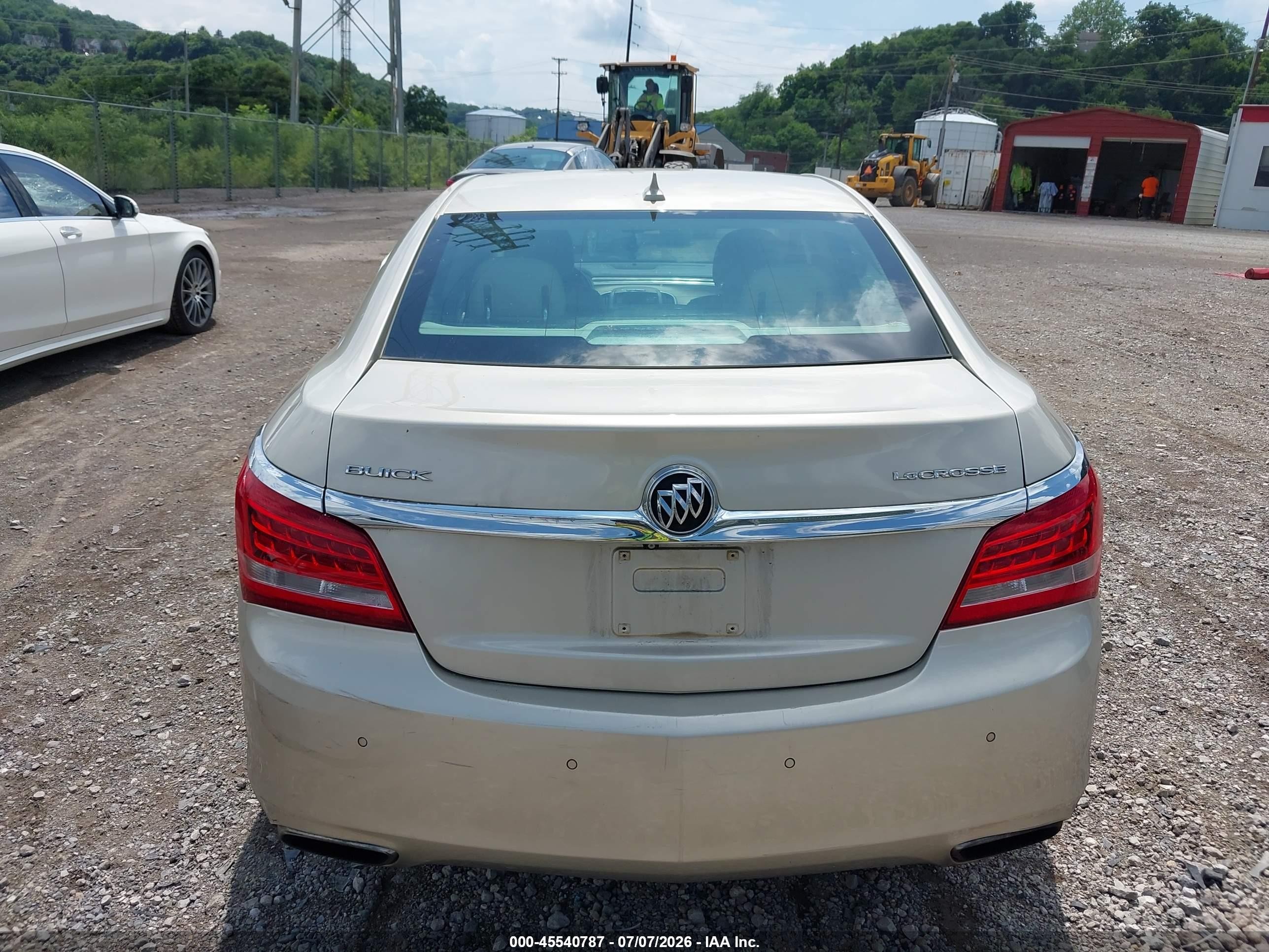 2014 Buick Lacrosse Premium I Group Beige vin: 1G4GD5G35EF234893