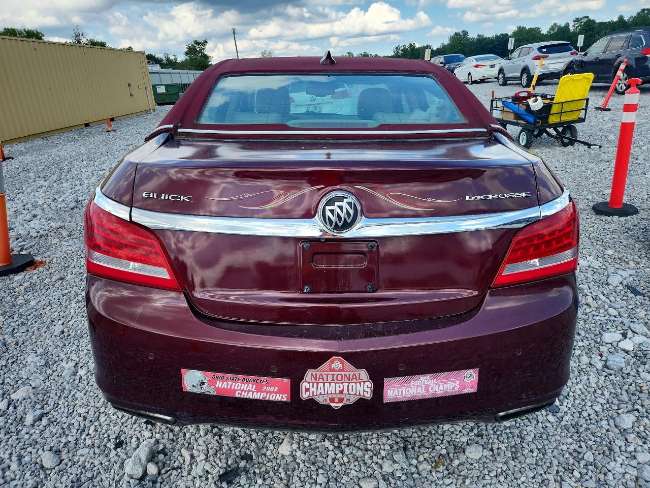 2015 Buick Lacrosse Premium Burgundy vin: 1G4GD5G35FF111211