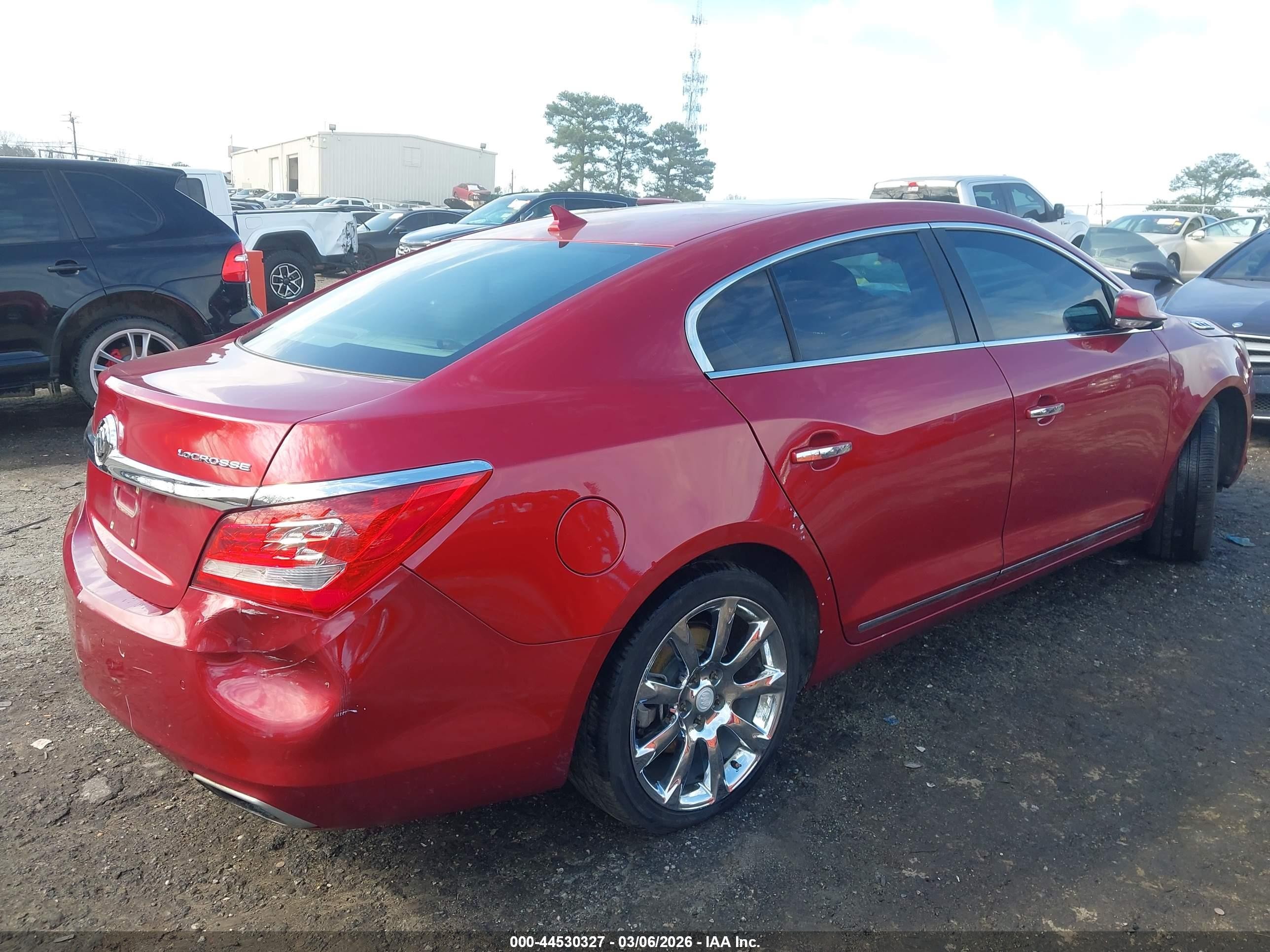 2014 Buick Lacrosse Premium I Group Red vin: 1G4GD5G36EF111930