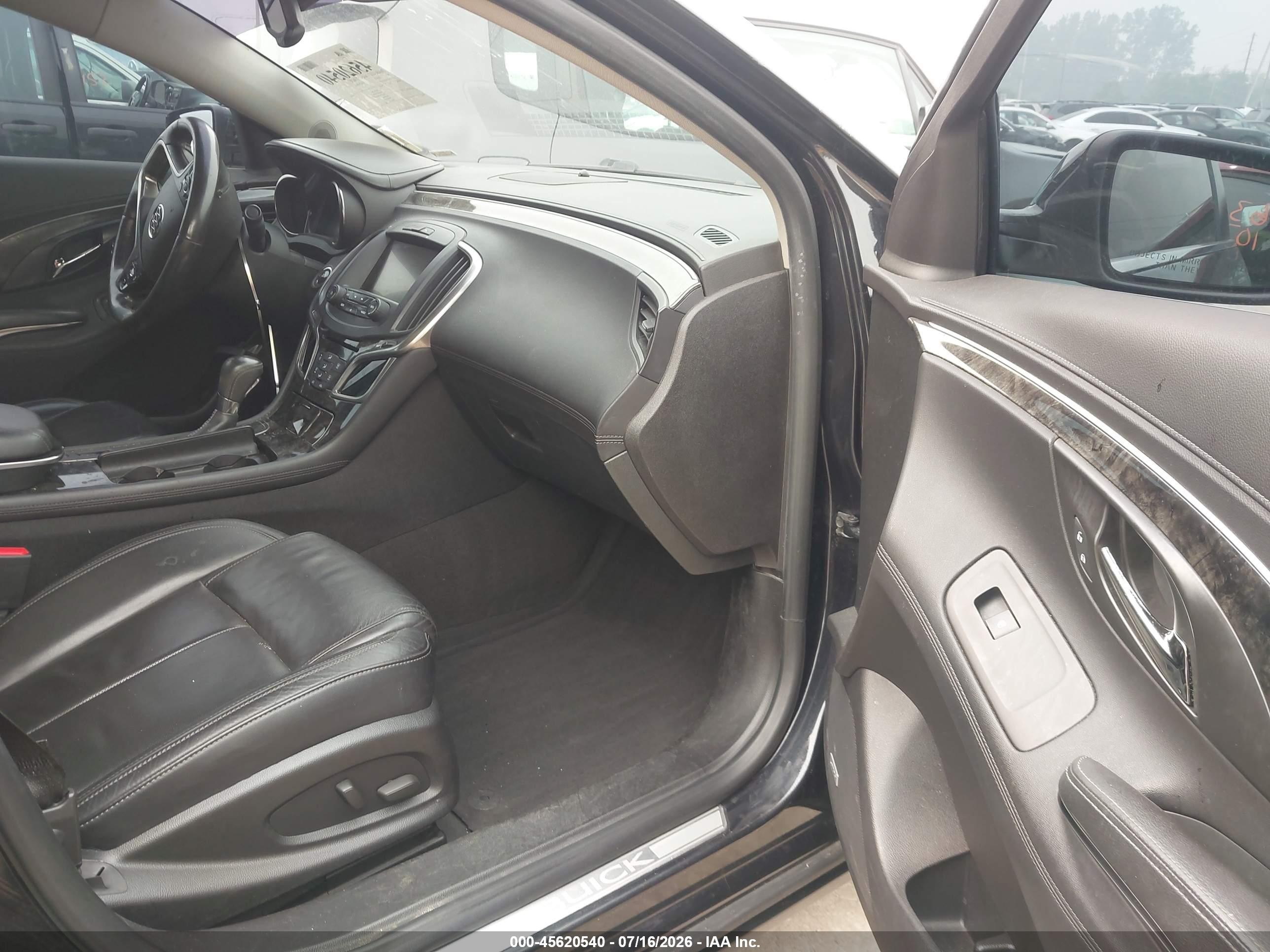 2015 Buick Lacrosse   Black vin: 1G4GD5G36FF110553