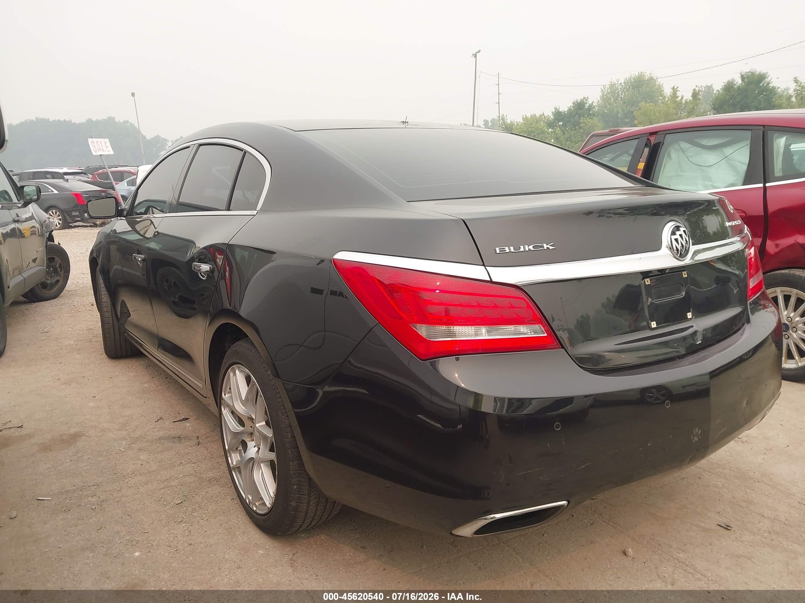 2015 Buick Lacrosse   Black vin: 1G4GD5G36FF110553