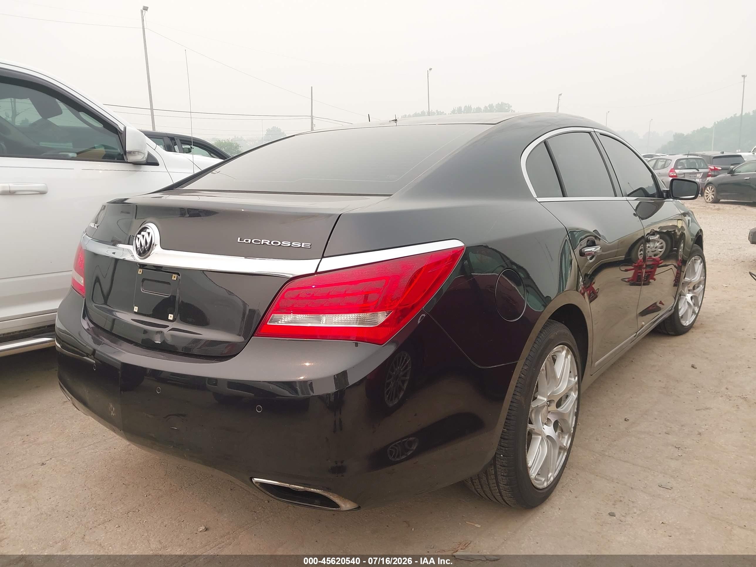 2015 Buick Lacrosse   Black vin: 1G4GD5G36FF110553