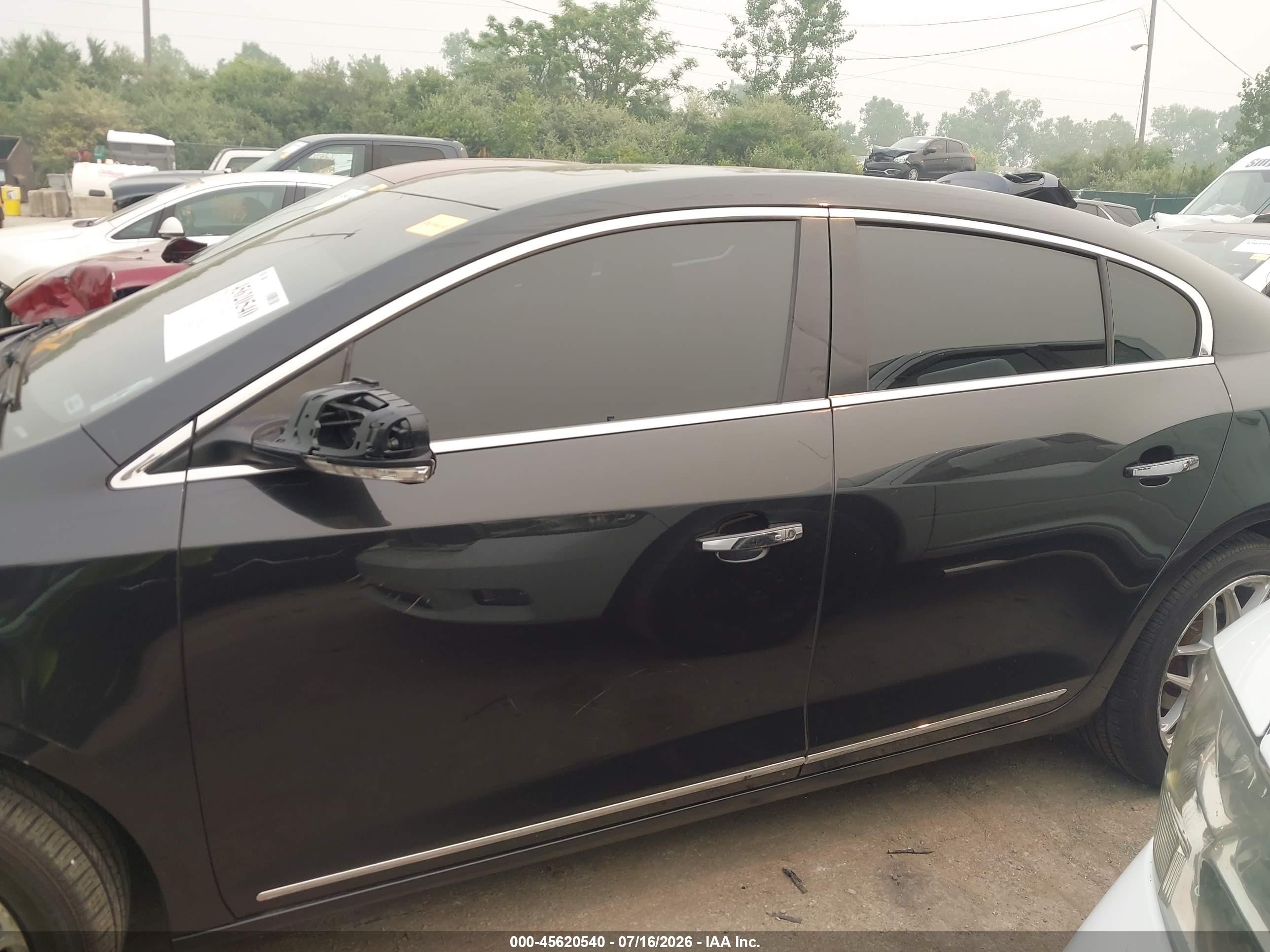 2015 Buick Lacrosse   Black vin: 1G4GD5G36FF110553