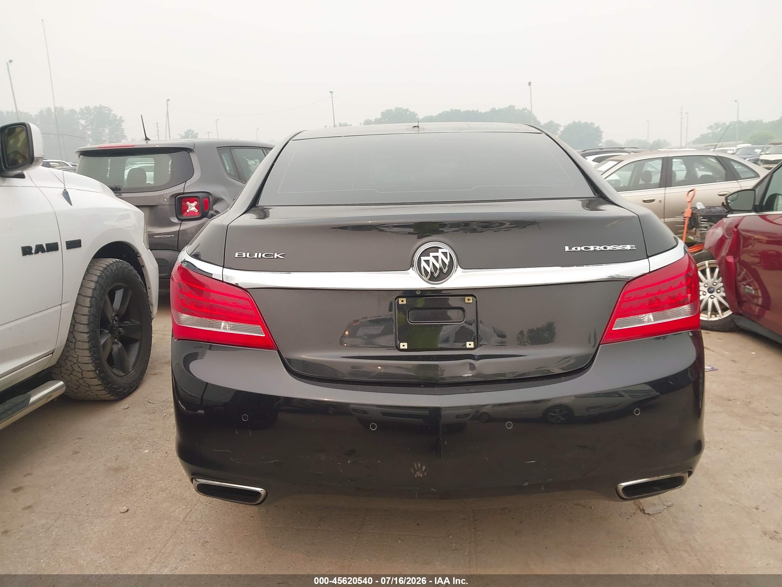 2015 Buick Lacrosse   Black vin: 1G4GD5G36FF110553