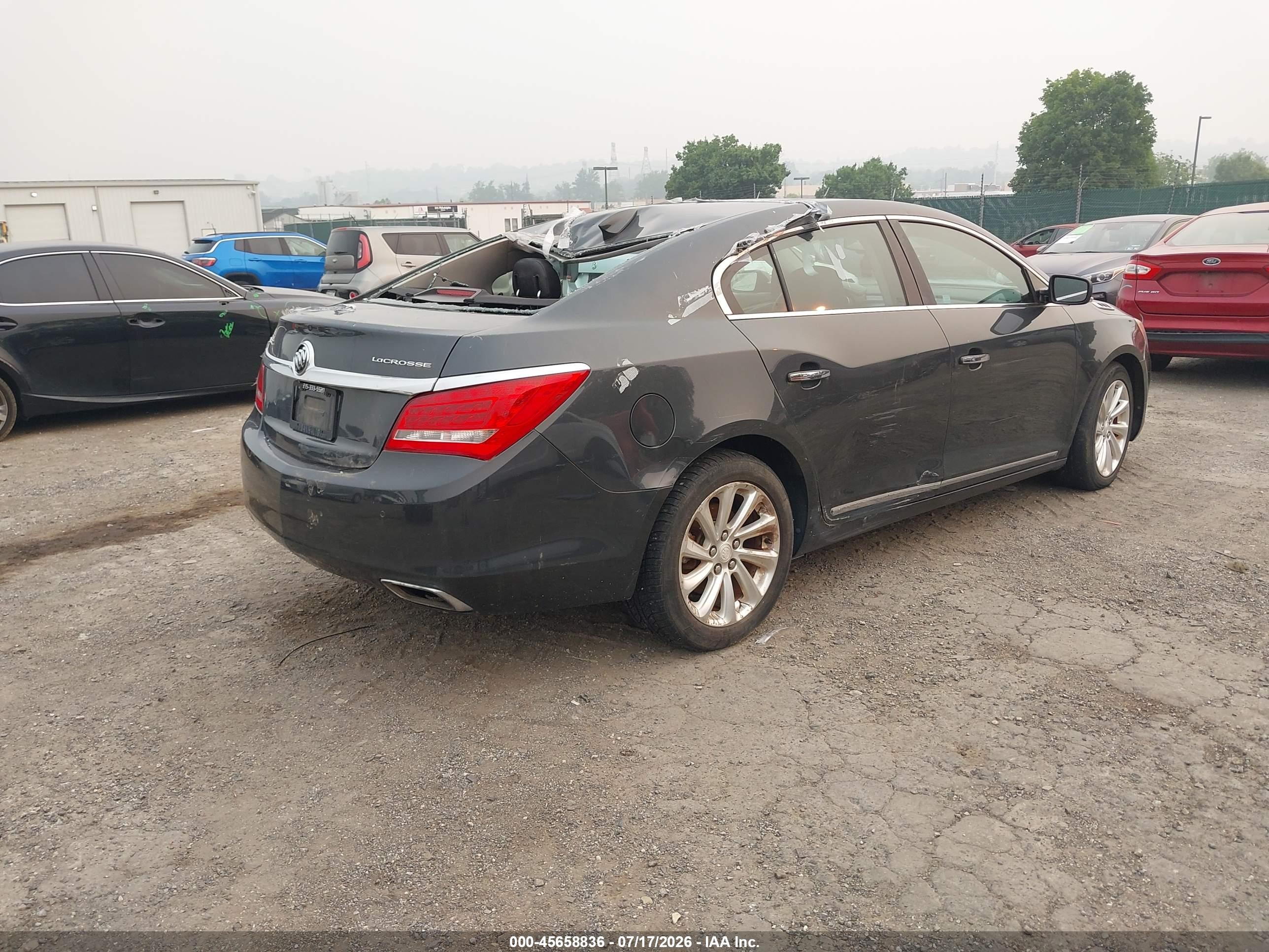 2015 Buick Lacrosse Premium I Gray vin: 1G4GD5G37FF209415