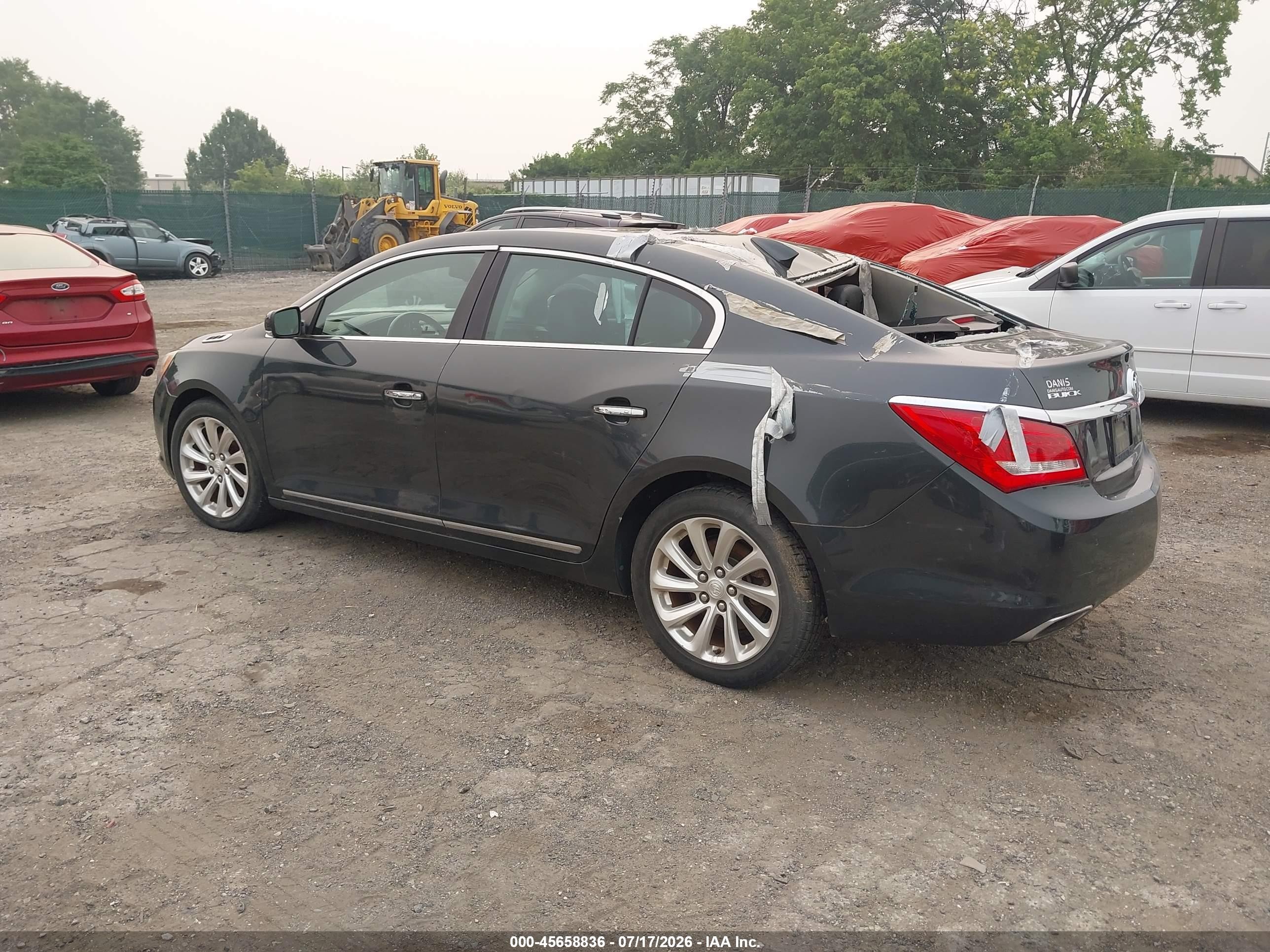 2015 Buick Lacrosse Premium I Gray vin: 1G4GD5G37FF209415