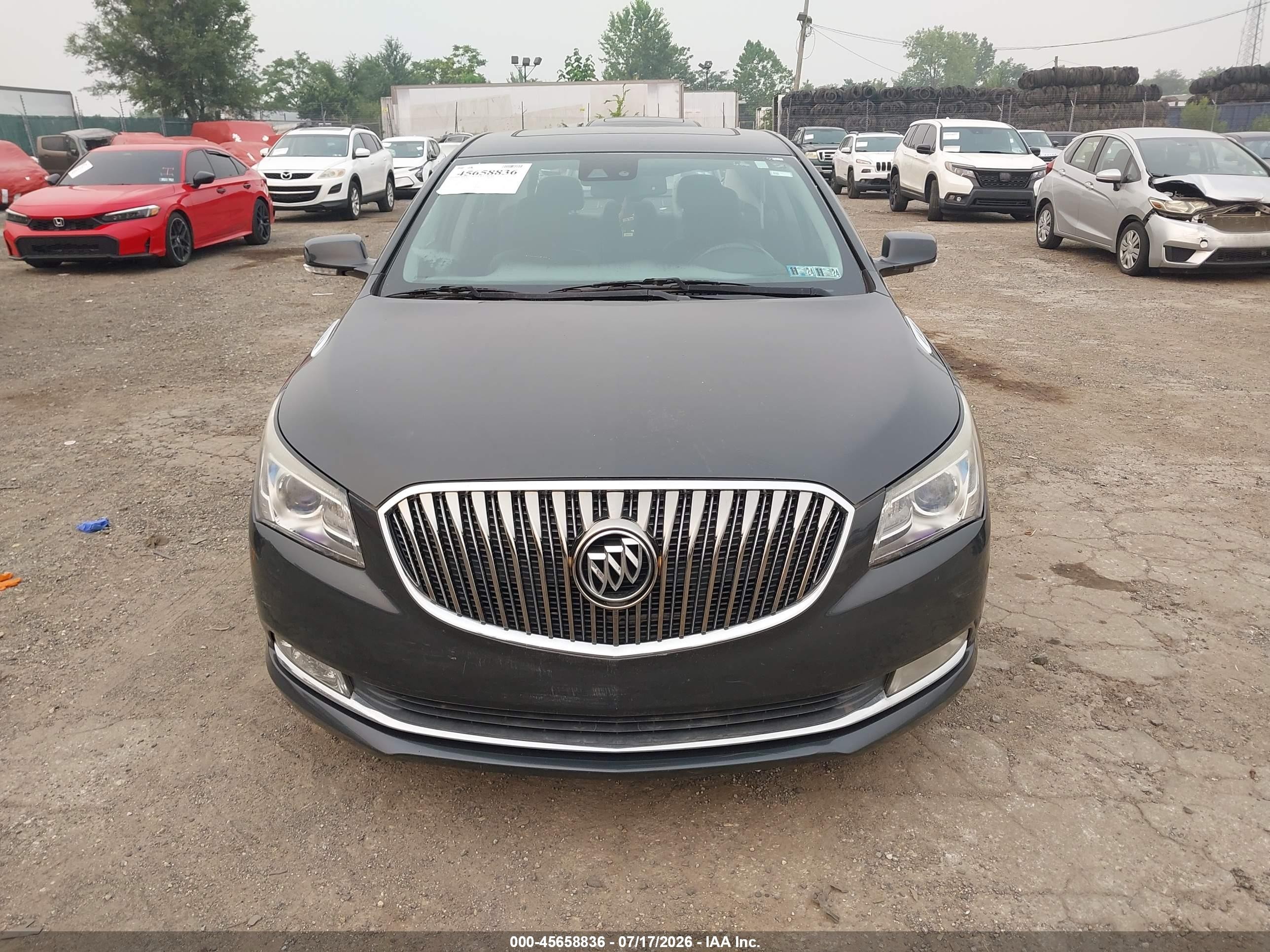 2015 Buick Lacrosse Premium I Gray vin: 1G4GD5G37FF209415