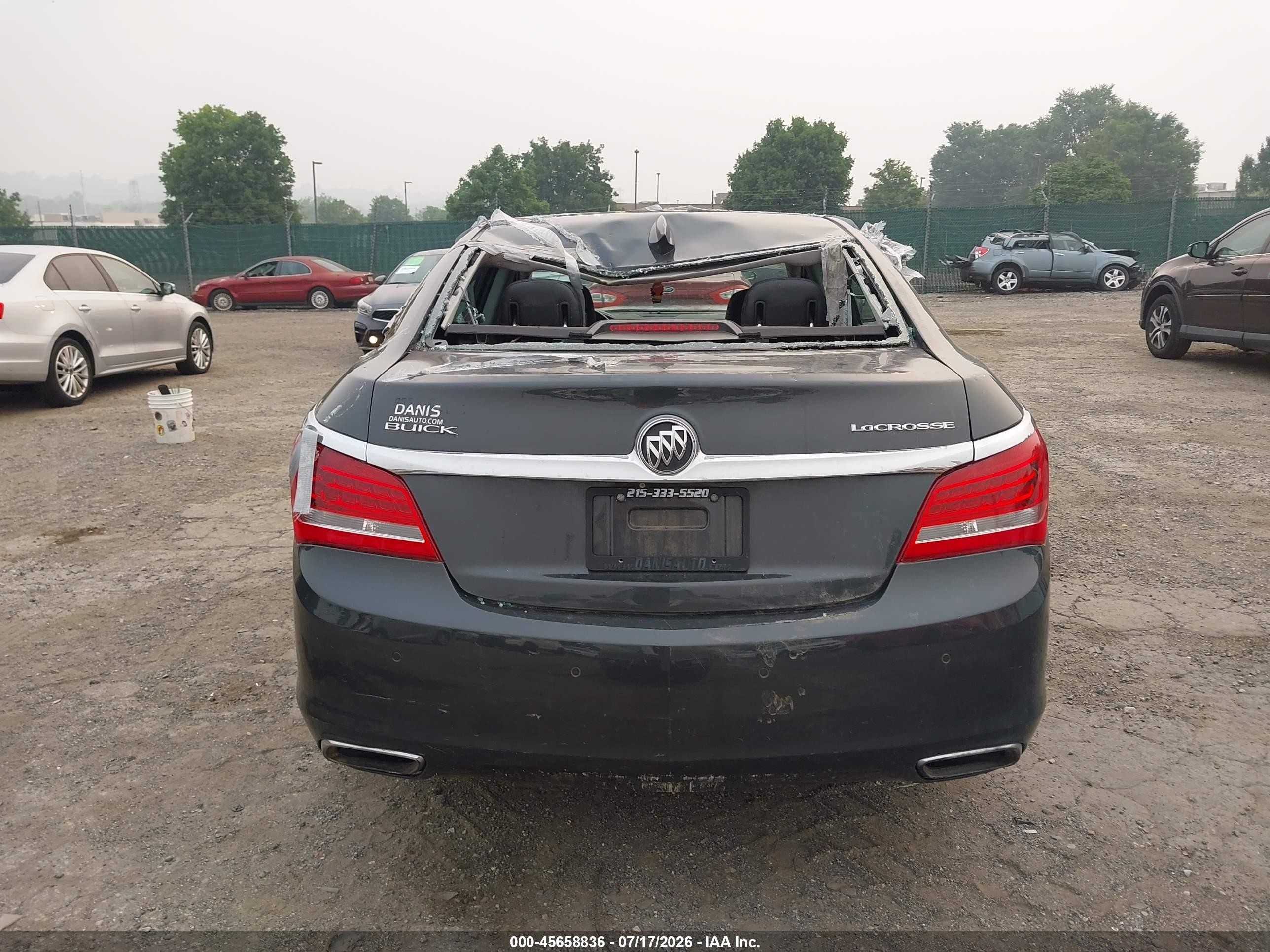 2015 Buick Lacrosse Premium I Gray vin: 1G4GD5G37FF209415