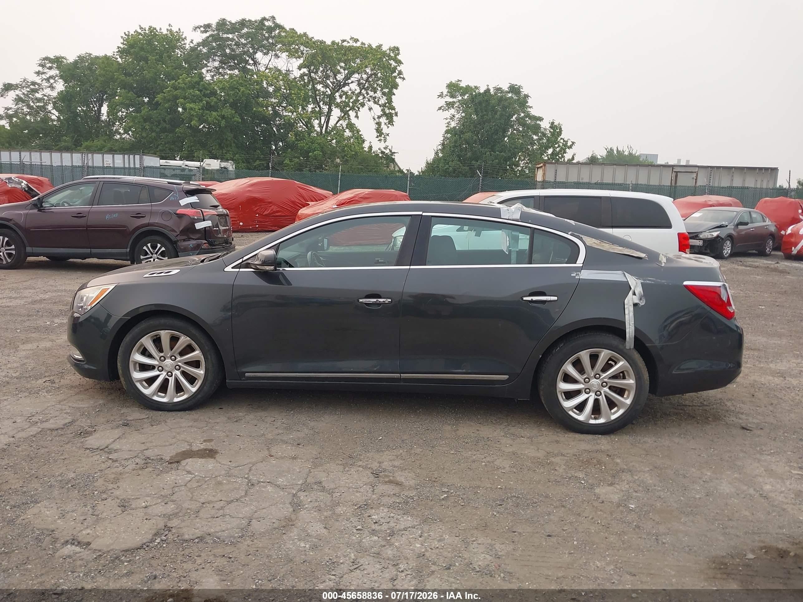 2015 Buick Lacrosse Premium I Gray vin: 1G4GD5G37FF209415
