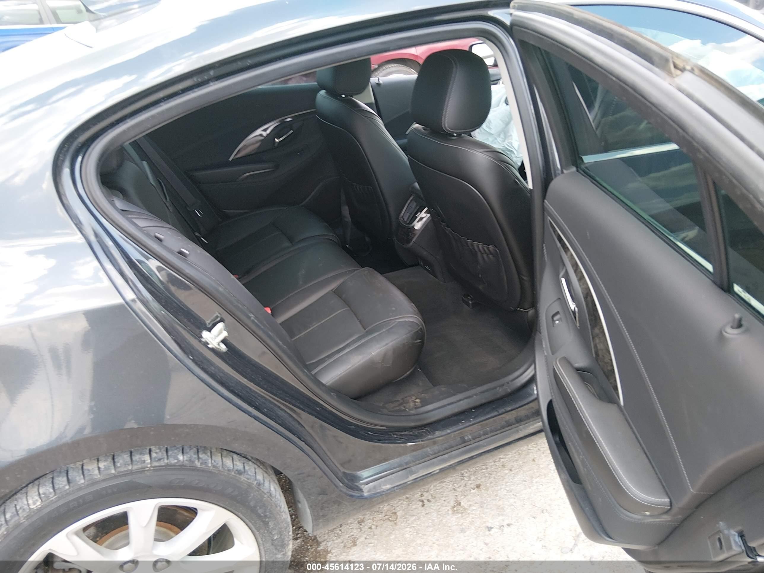 2015 Buick Lacrosse Premium I Black vin: 1G4GD5G37FF214582
