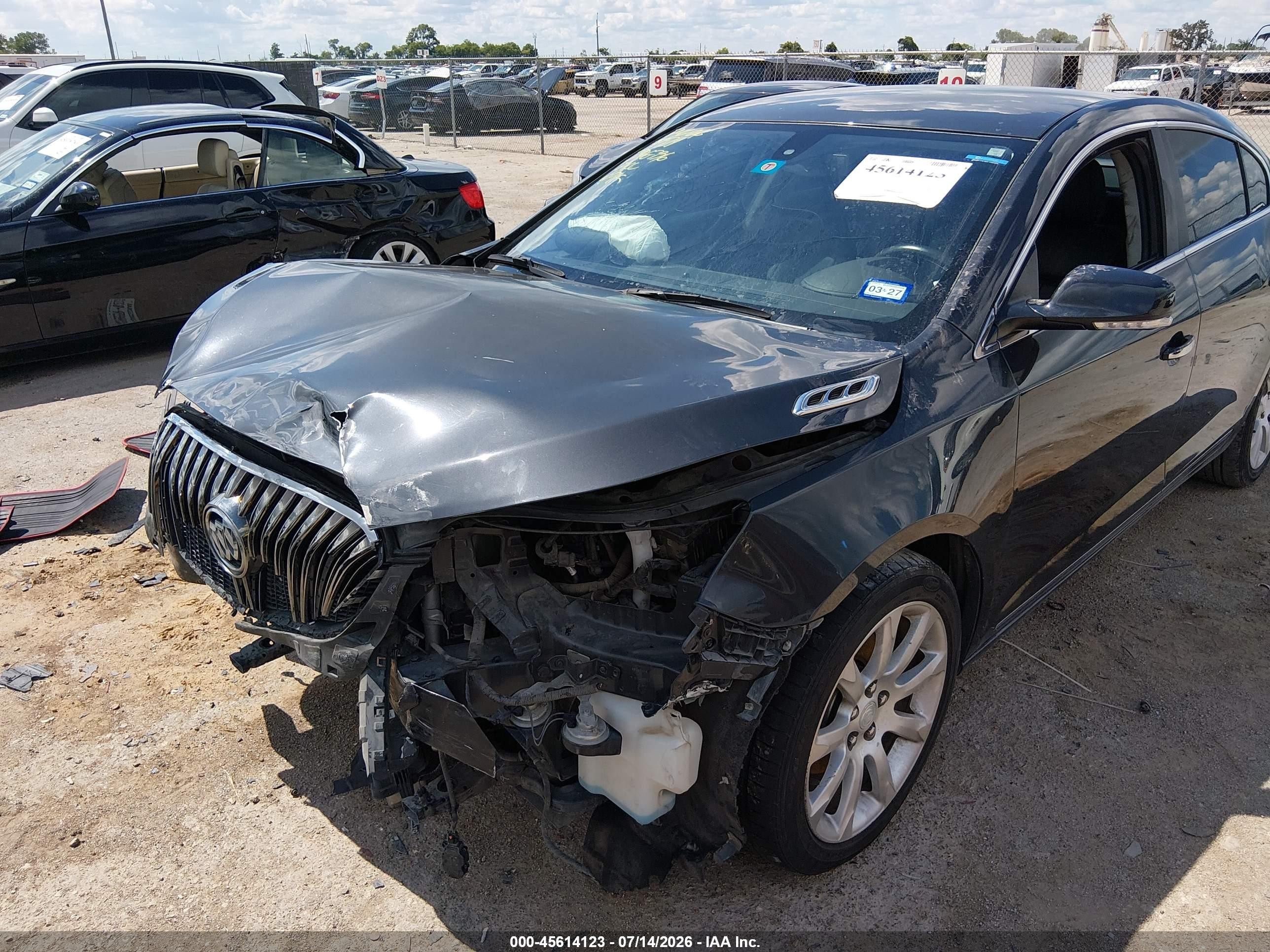 2015 Buick Lacrosse Premium I Black vin: 1G4GD5G37FF214582