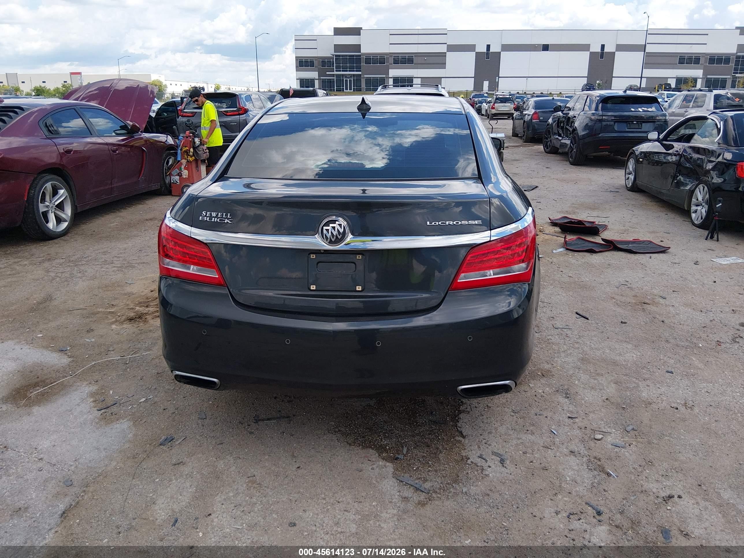 2015 Buick Lacrosse Premium I Black vin: 1G4GD5G37FF214582