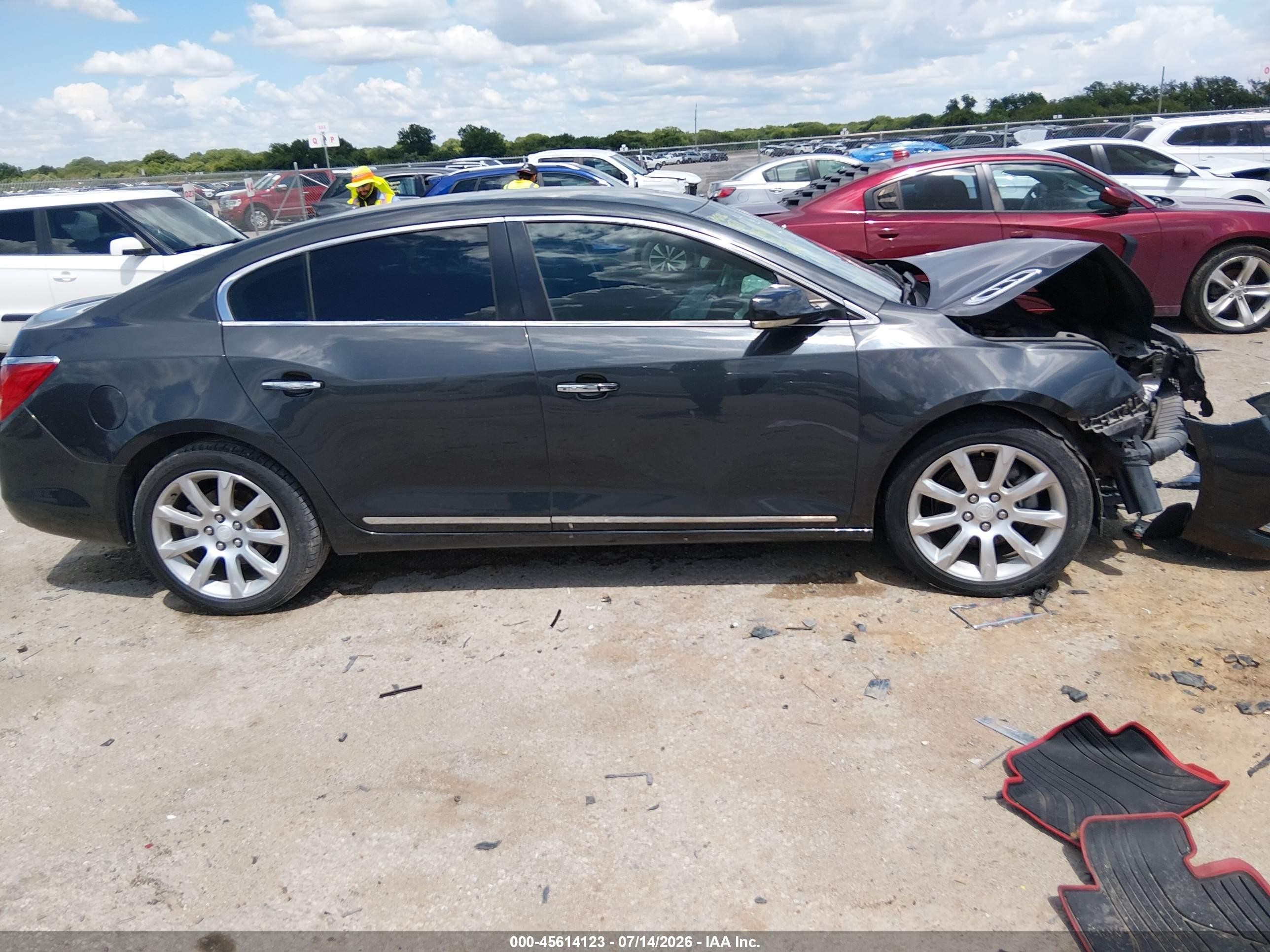 2015 Buick Lacrosse Premium I Black vin: 1G4GD5G37FF214582