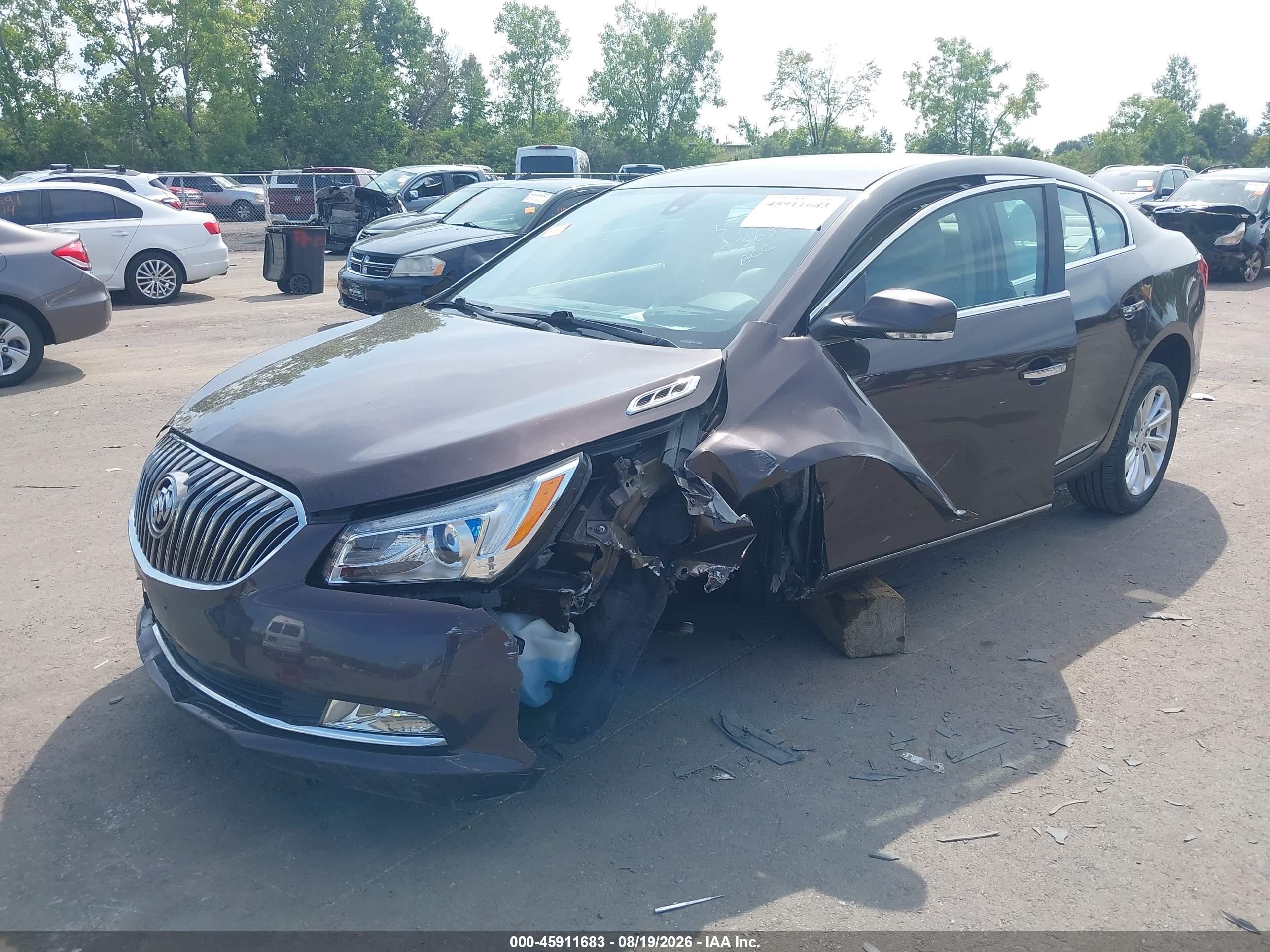 2015 Buick Lacrosse Premium I Brown vin: 1G4GD5G37FF236954