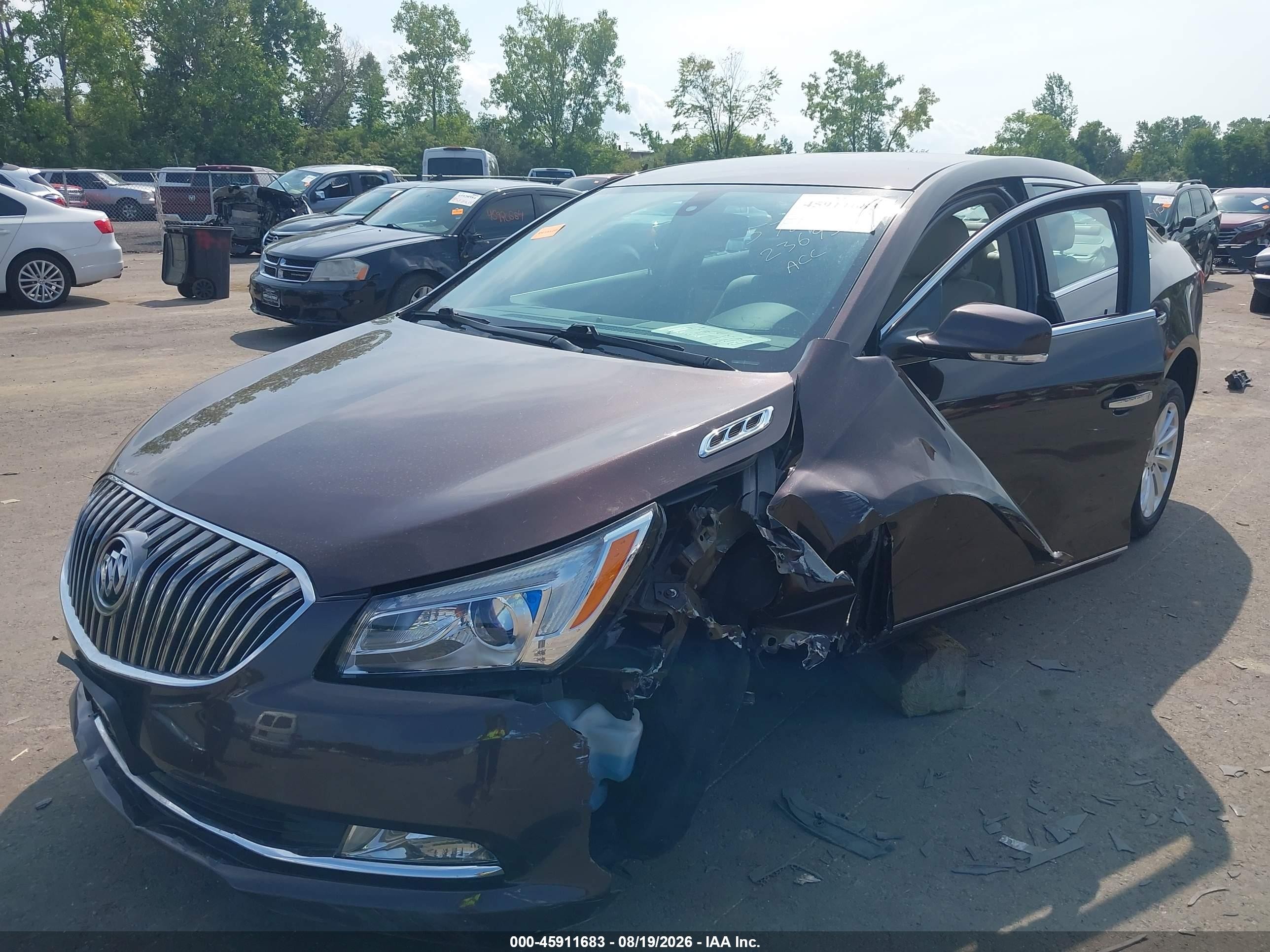 2015 Buick Lacrosse Premium I Brown vin: 1G4GD5G37FF236954