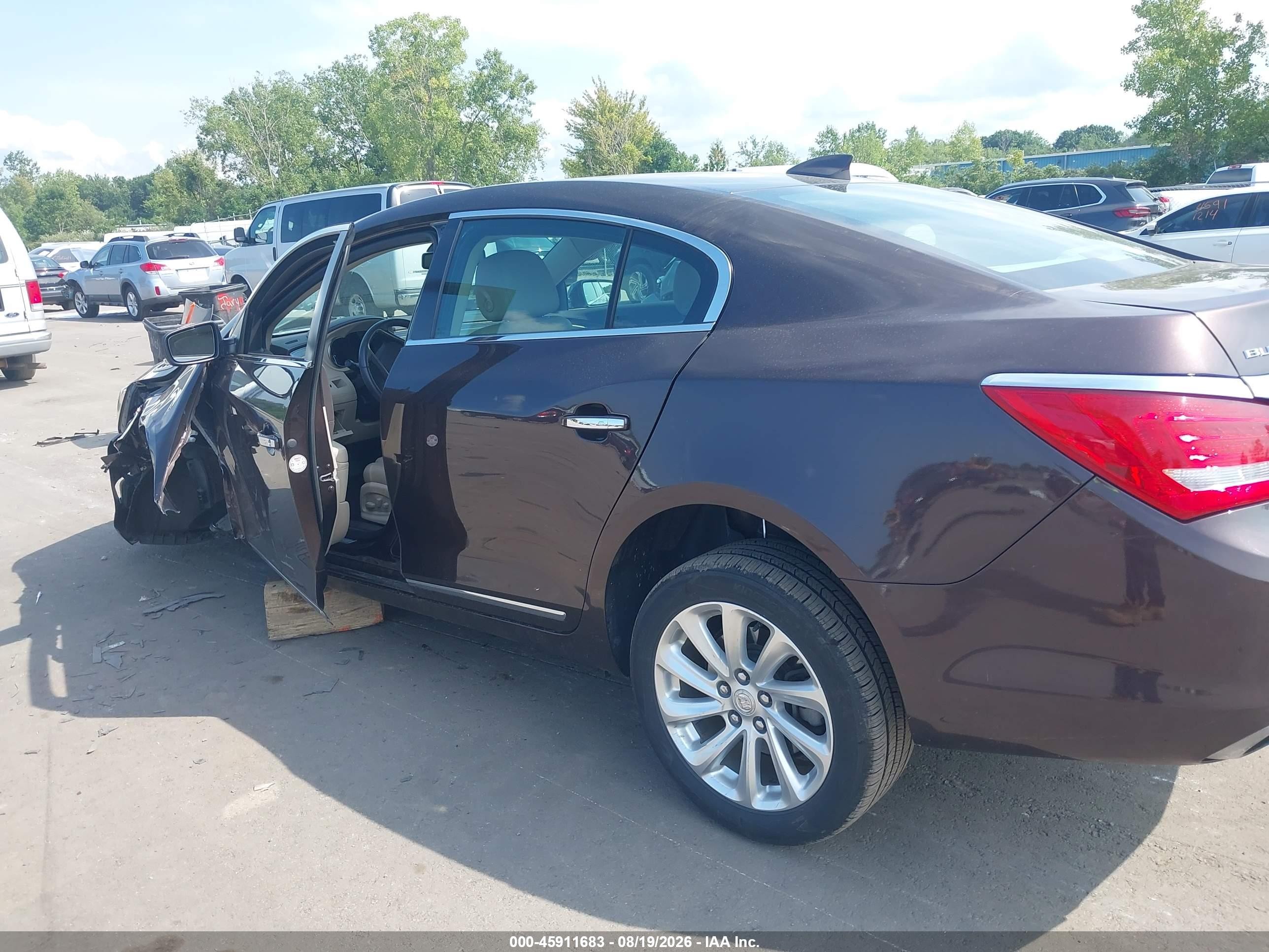 2015 Buick Lacrosse Premium I Brown vin: 1G4GD5G37FF236954