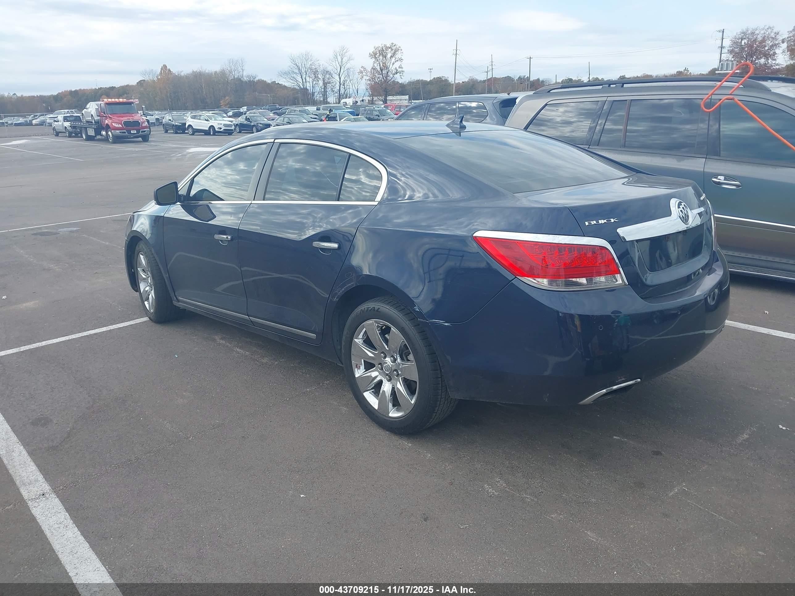 2012 Buick Lacrosse Premium 1 Group Blue vin: 1G4GD5G39CF295368