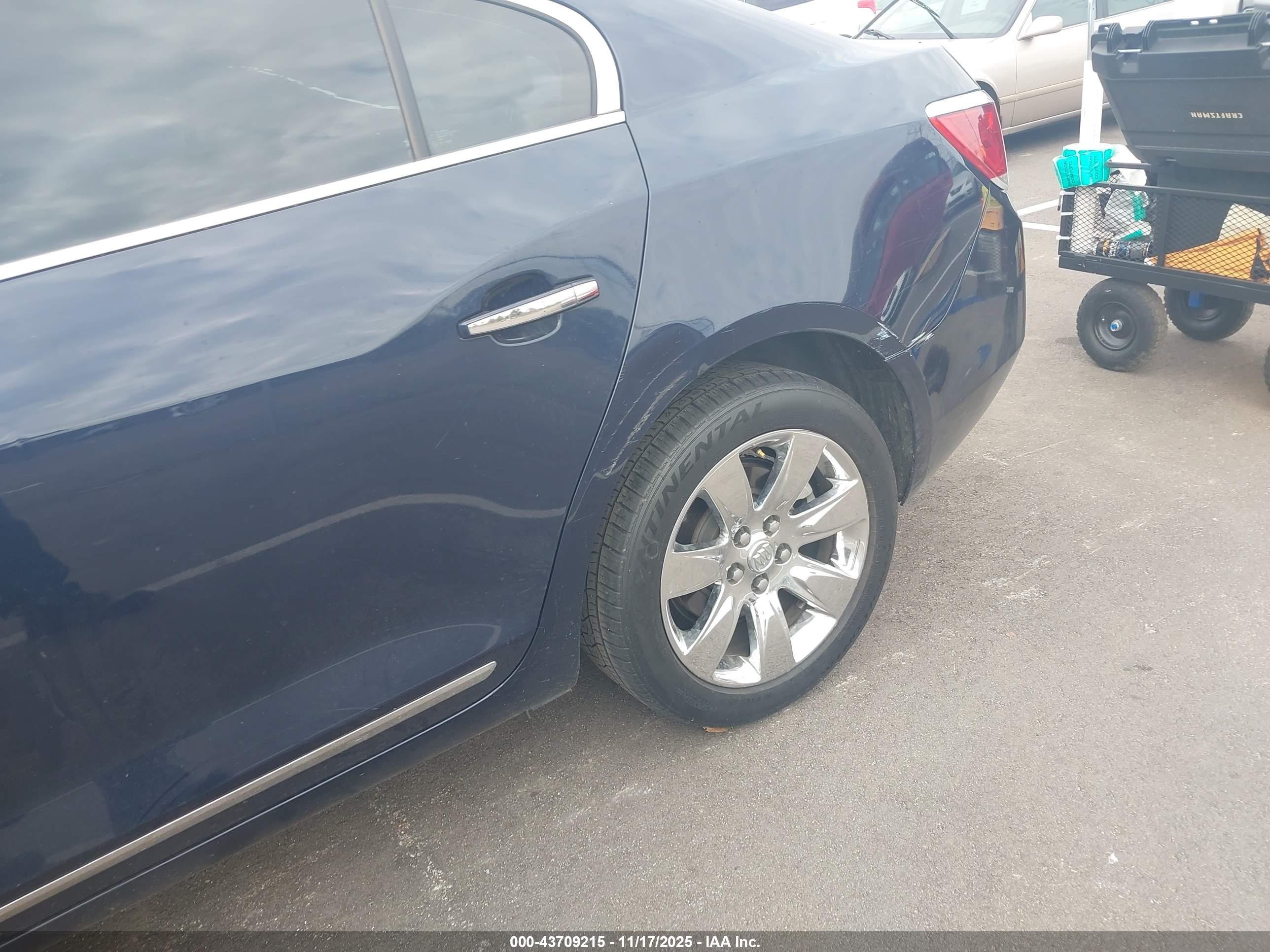 2012 Buick Lacrosse Premium 1 Group Blue vin: 1G4GD5G39CF295368