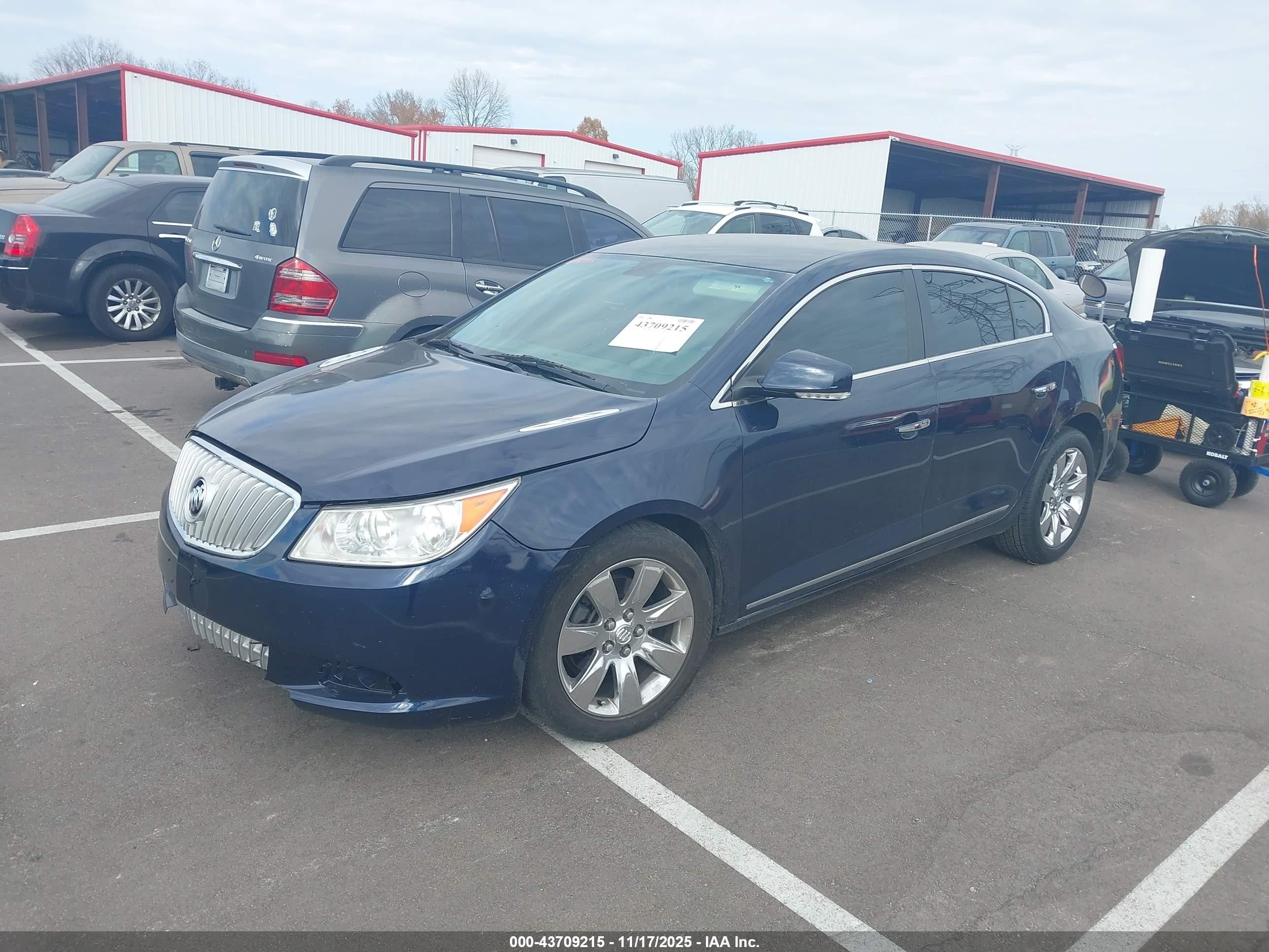 2012 Buick Lacrosse Premium 1 Group Blue vin: 1G4GD5G39CF295368