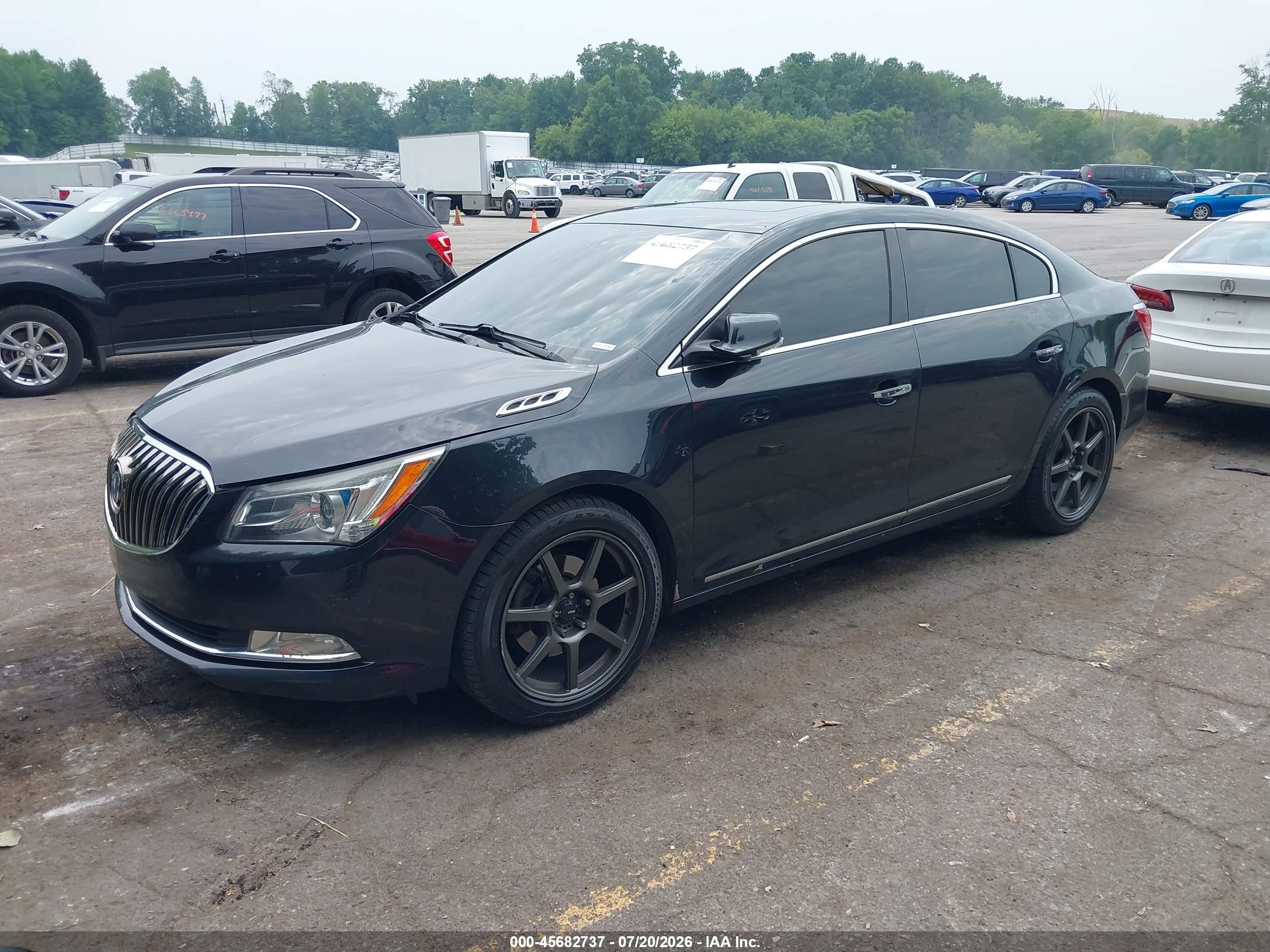2014 Buick Lacrosse Premium I Group Black vin: 1G4GD5G3XEF131355