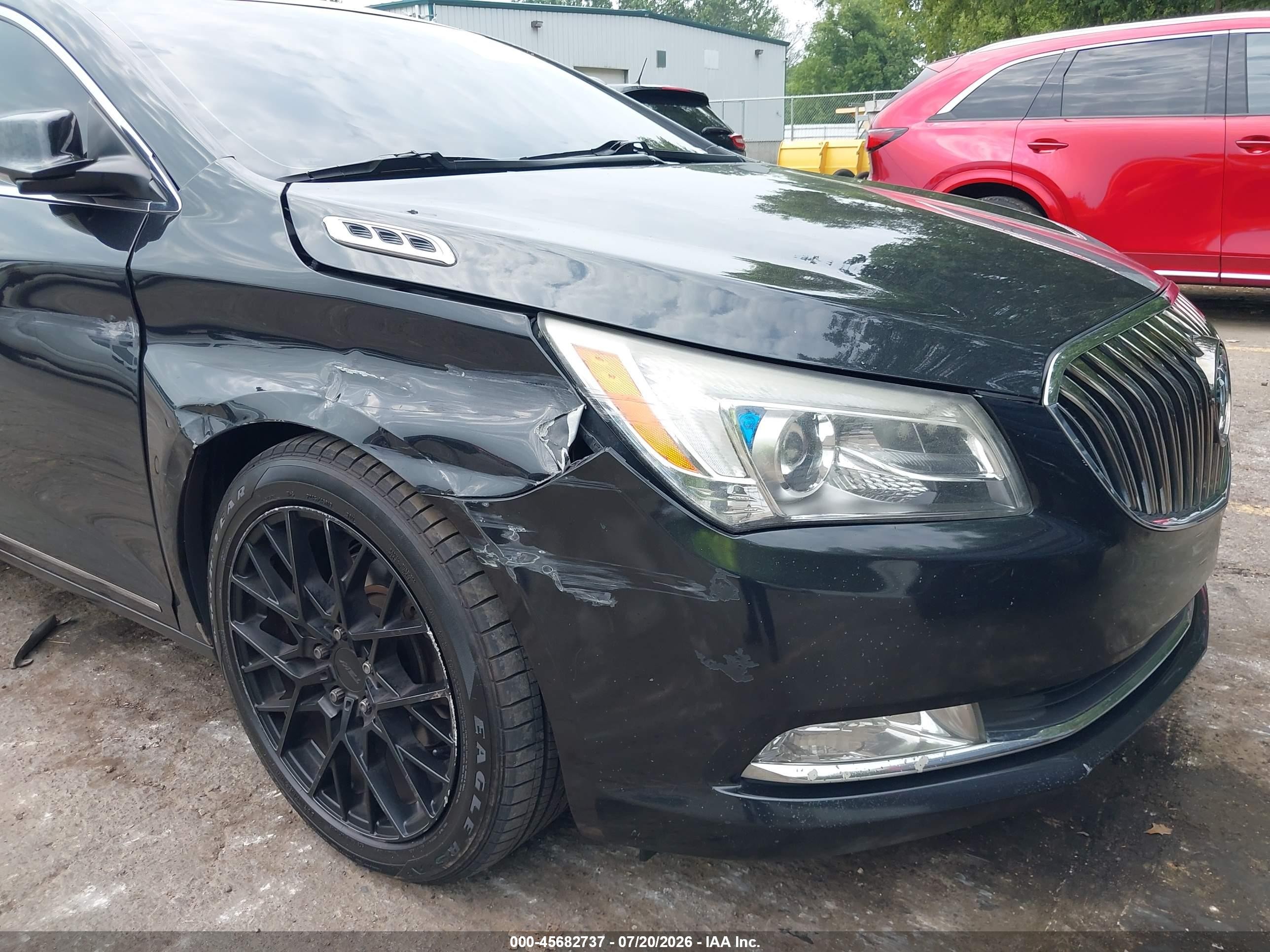 2014 Buick Lacrosse Premium I Group Black vin: 1G4GD5G3XEF131355