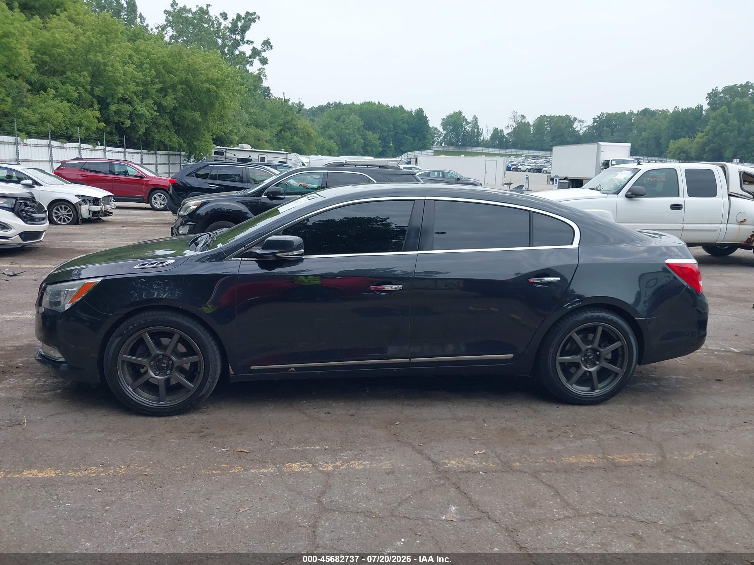 2014 Buick Lacrosse Premium I Group Black vin: 1G4GD5G3XEF131355