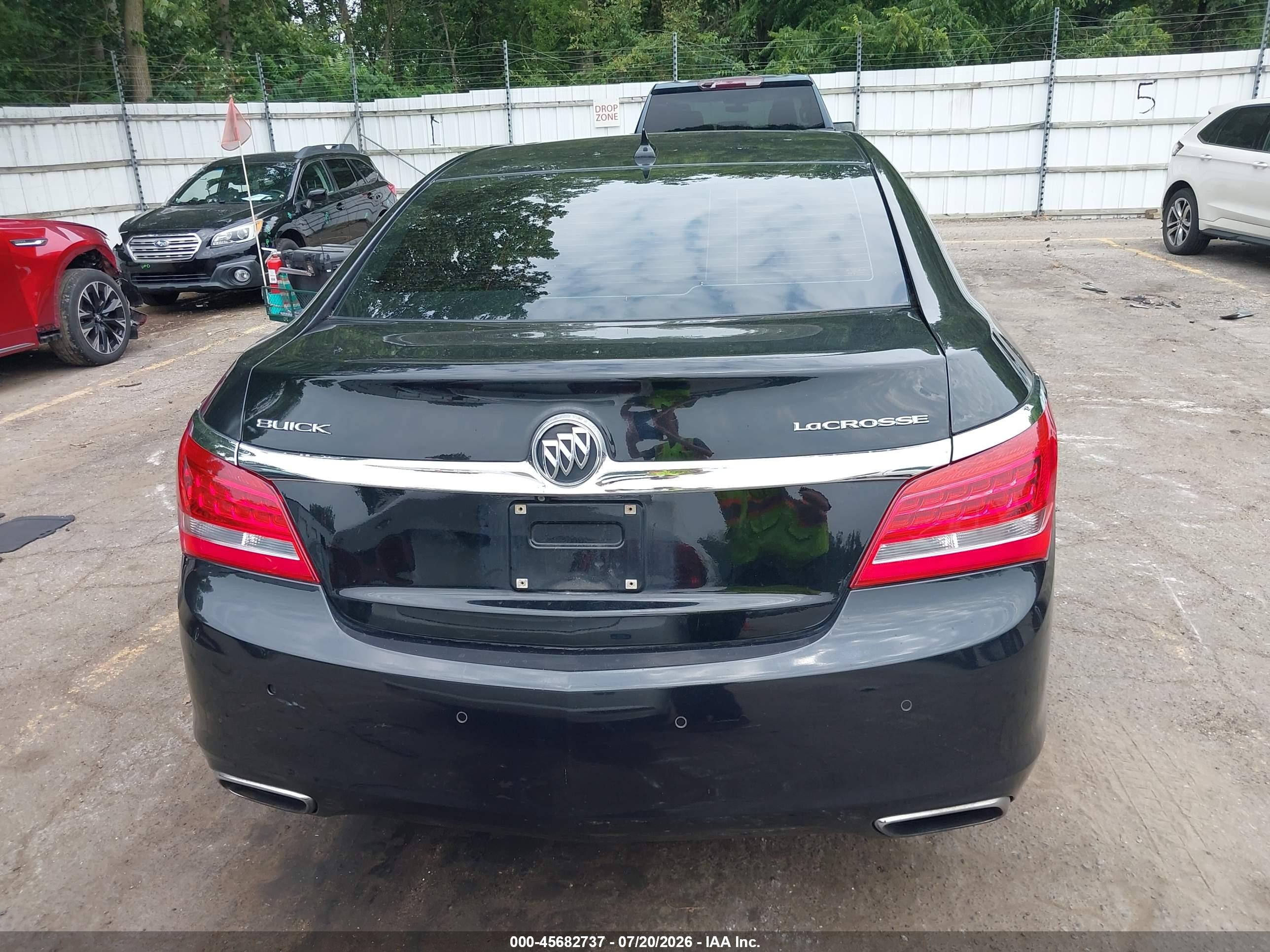 2014 Buick Lacrosse Premium I Group Black vin: 1G4GD5G3XEF131355