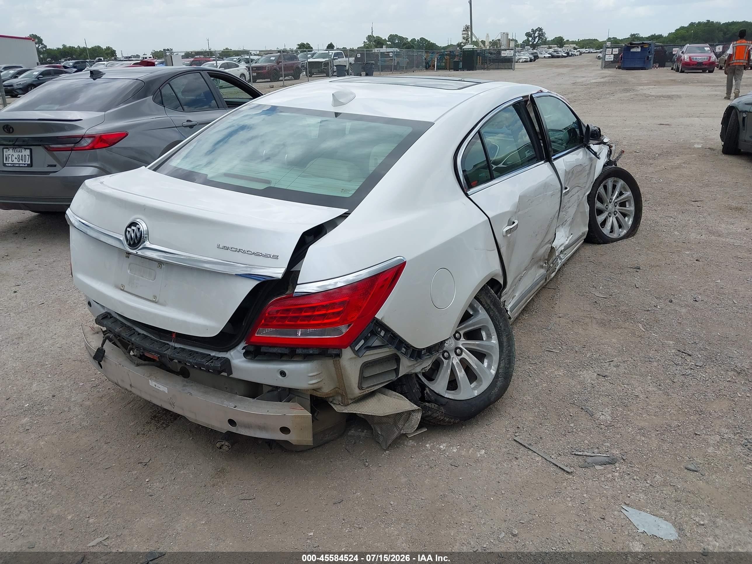 2016 Buick Lacrosse Premium I White vin: 1G4GD5G3XGF177447