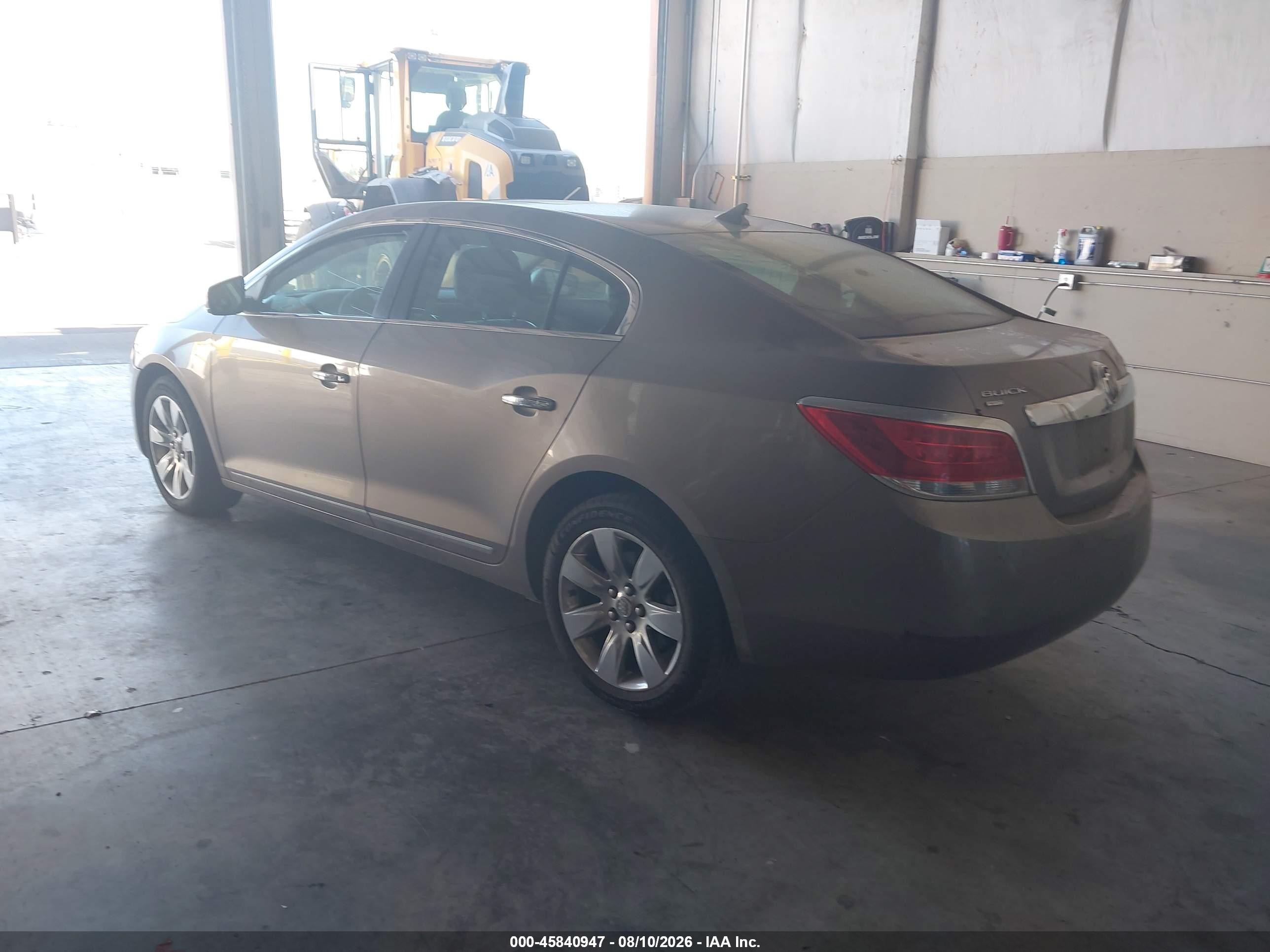 2011 Buick Lacrosse Cxl Beige vin: 1G4GD5GD3BF185777