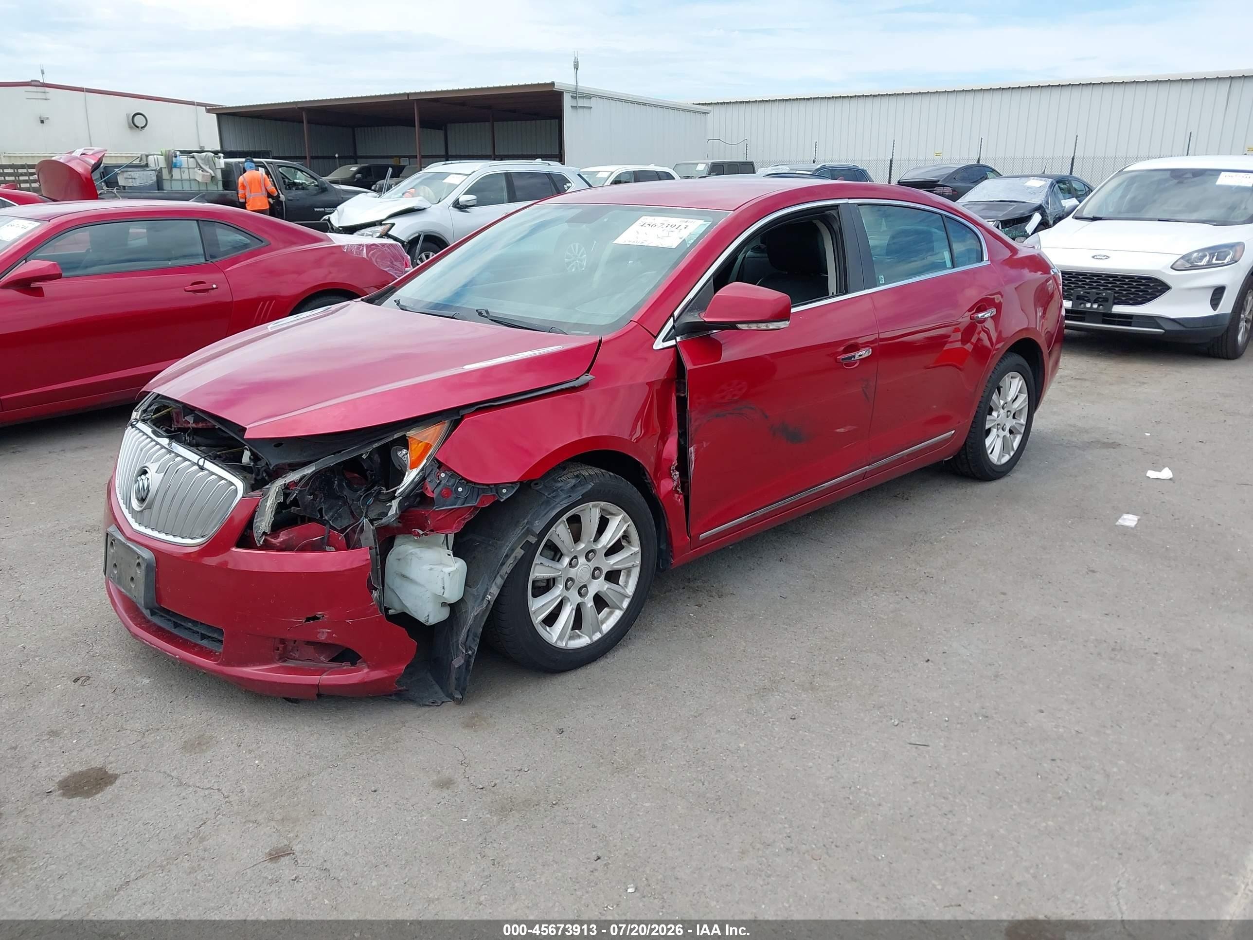 2012 Buick Lacrosse Premium 1 Group Red vin: 1G4GD5GR0CF236309