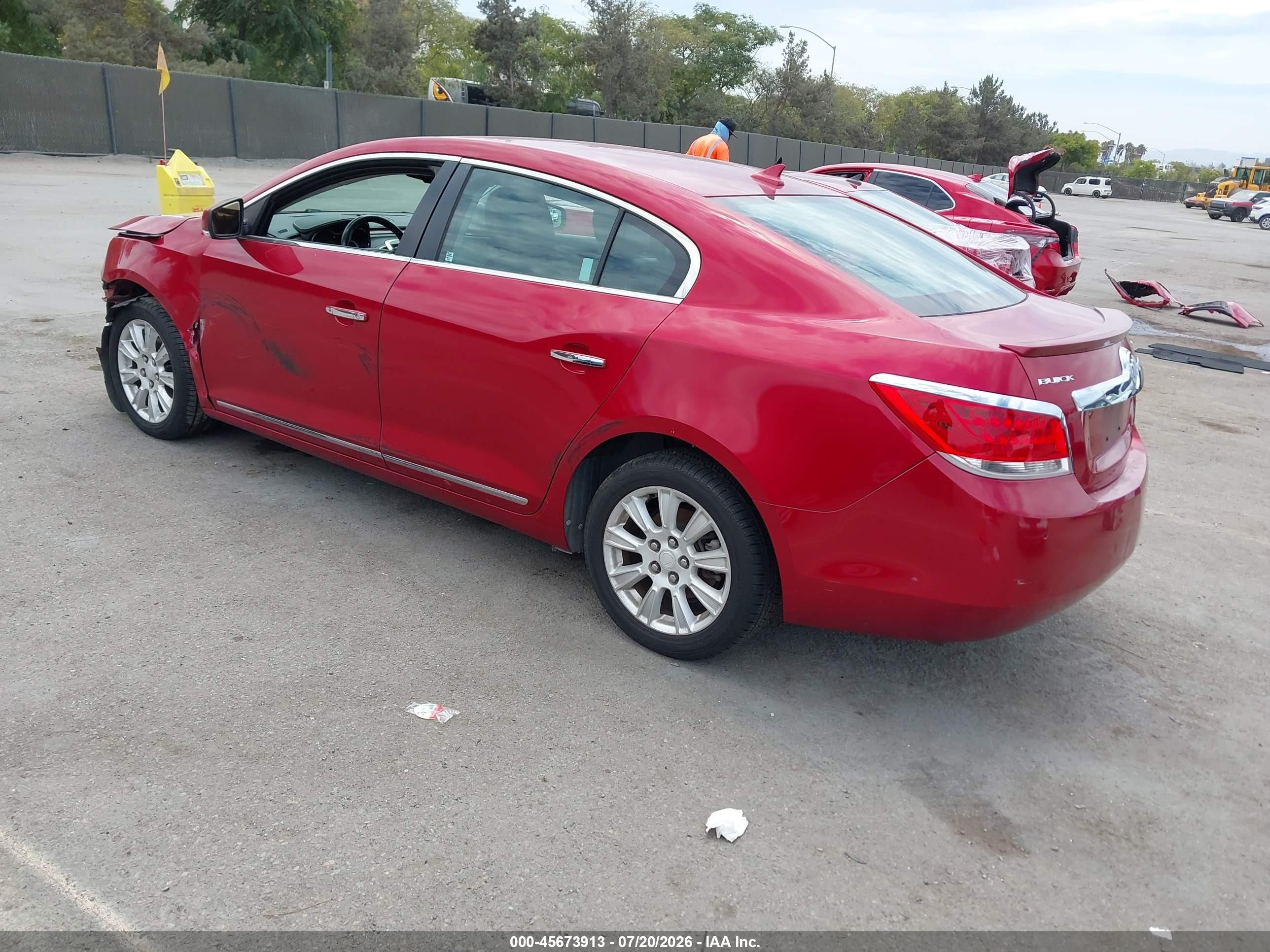 2012 Buick Lacrosse Premium 1 Group Red vin: 1G4GD5GR0CF236309