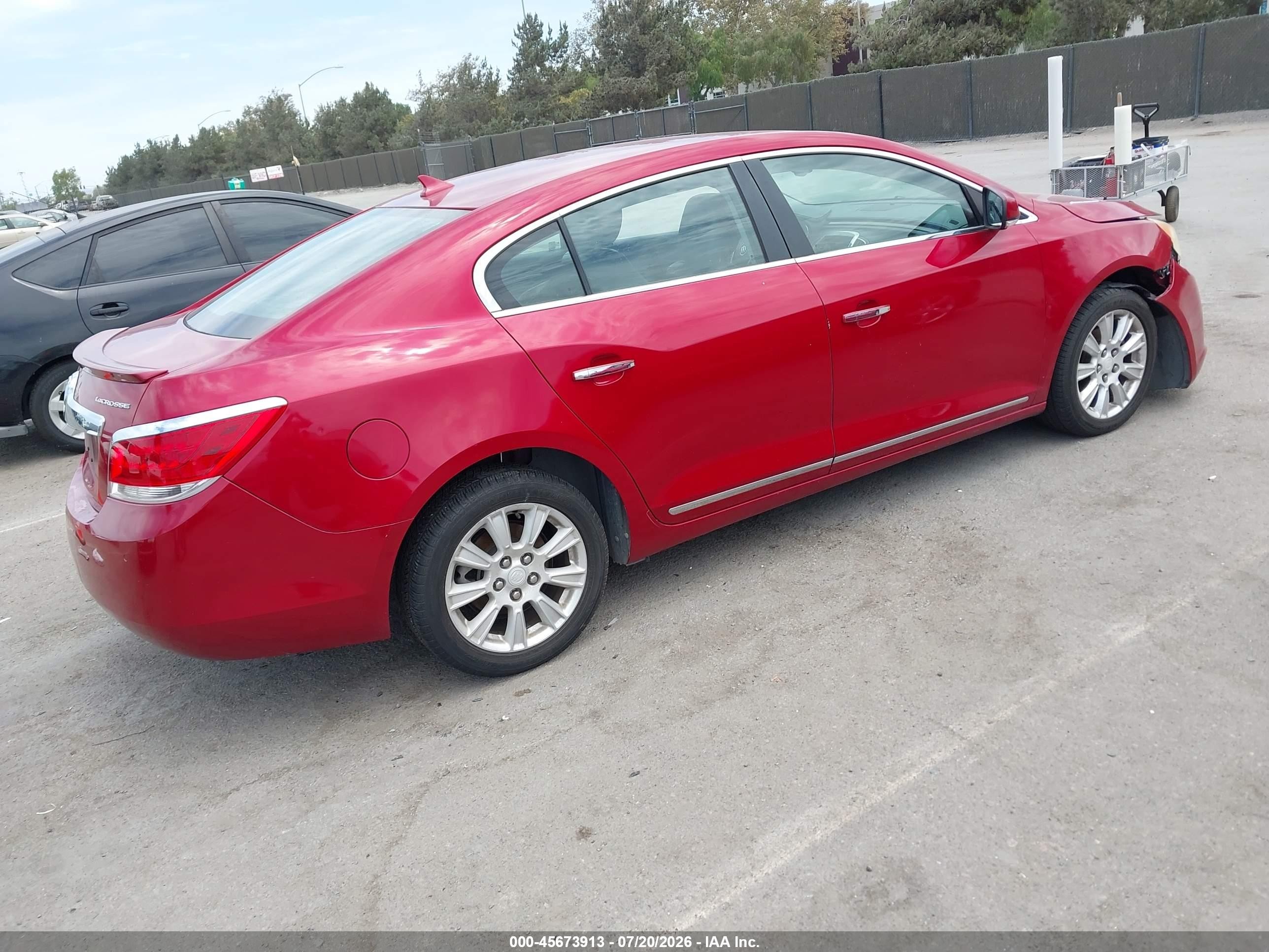 2012 Buick Lacrosse Premium 1 Group Red vin: 1G4GD5GR0CF236309