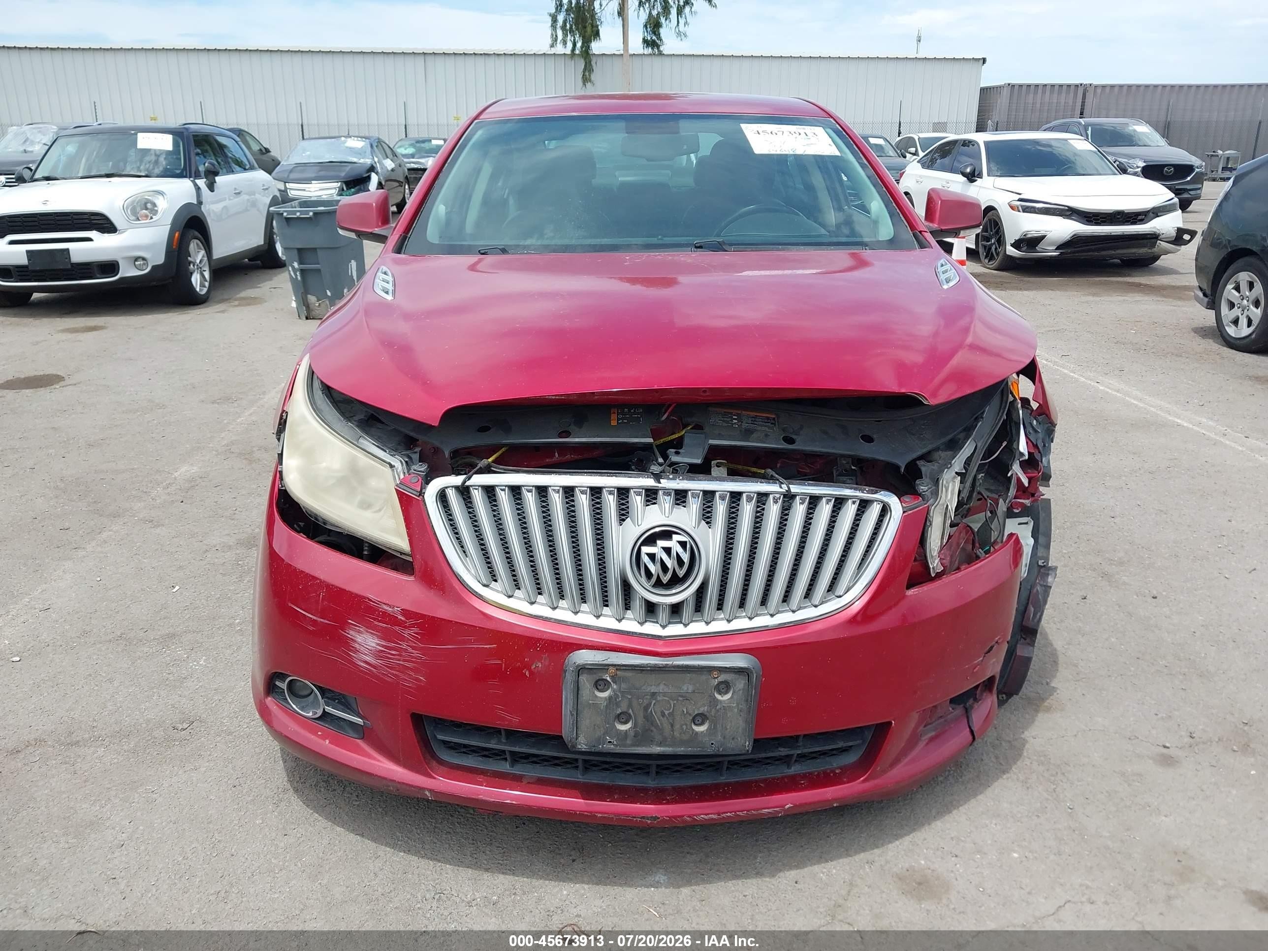 2012 Buick Lacrosse Premium 1 Group Red vin: 1G4GD5GR0CF236309
