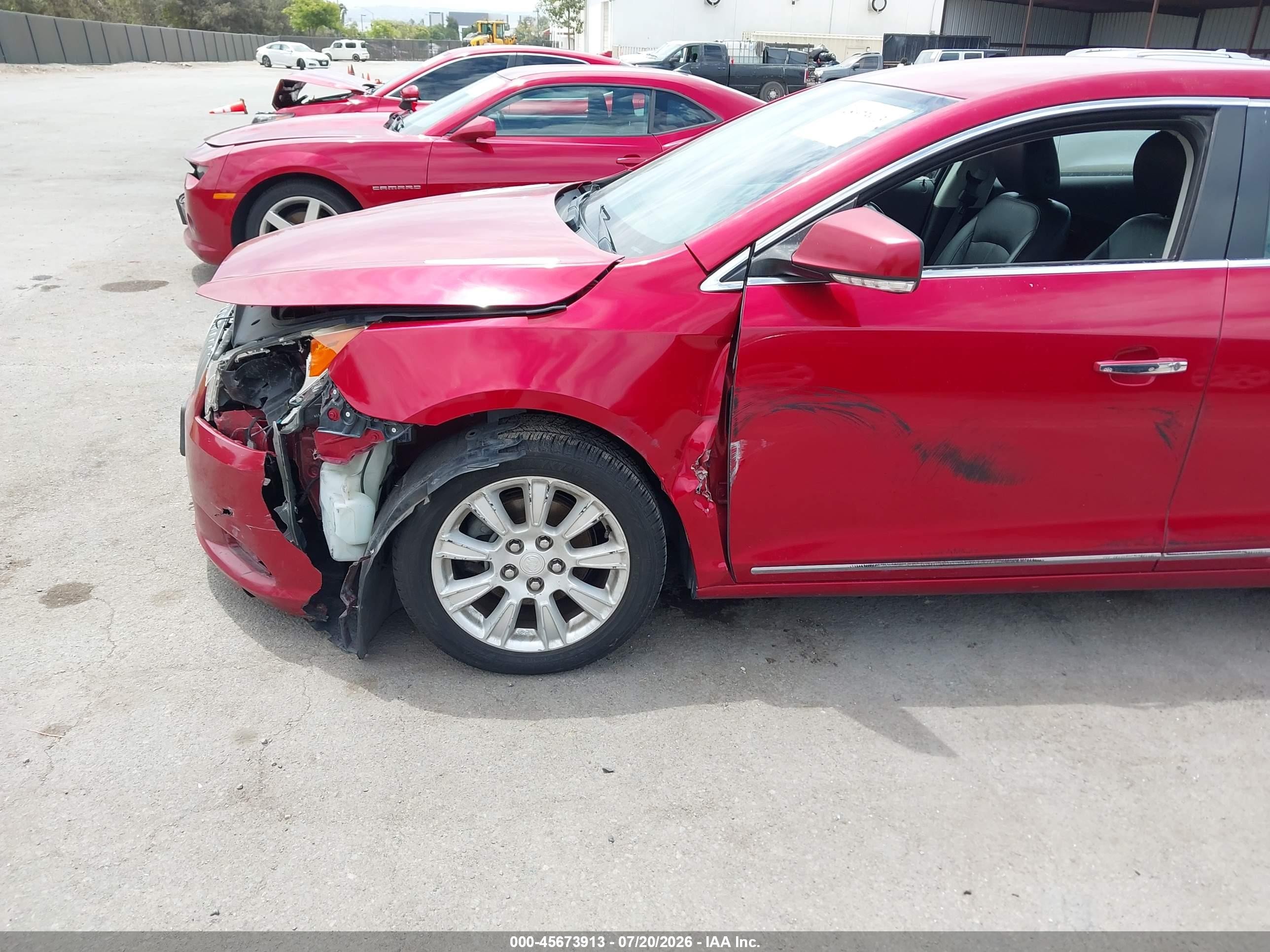 2012 Buick Lacrosse Premium 1 Group Red vin: 1G4GD5GR0CF236309