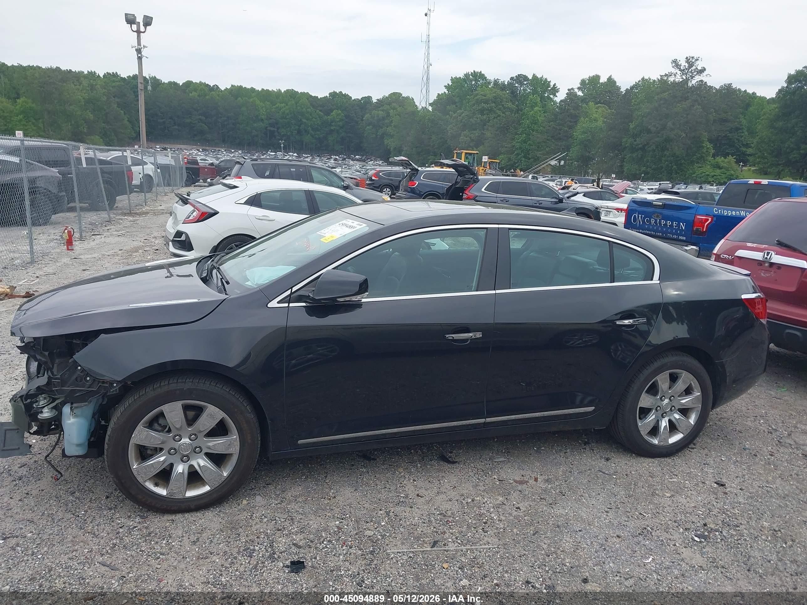 2012 Buick Lacrosse Premium 1 Group Black vin: 1G4GE5E30CF221840