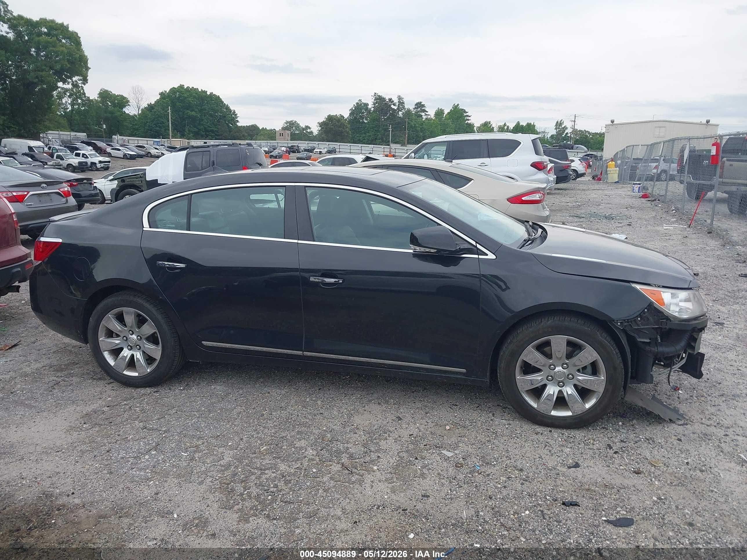 2012 Buick Lacrosse Premium 1 Group Black vin: 1G4GE5E30CF221840